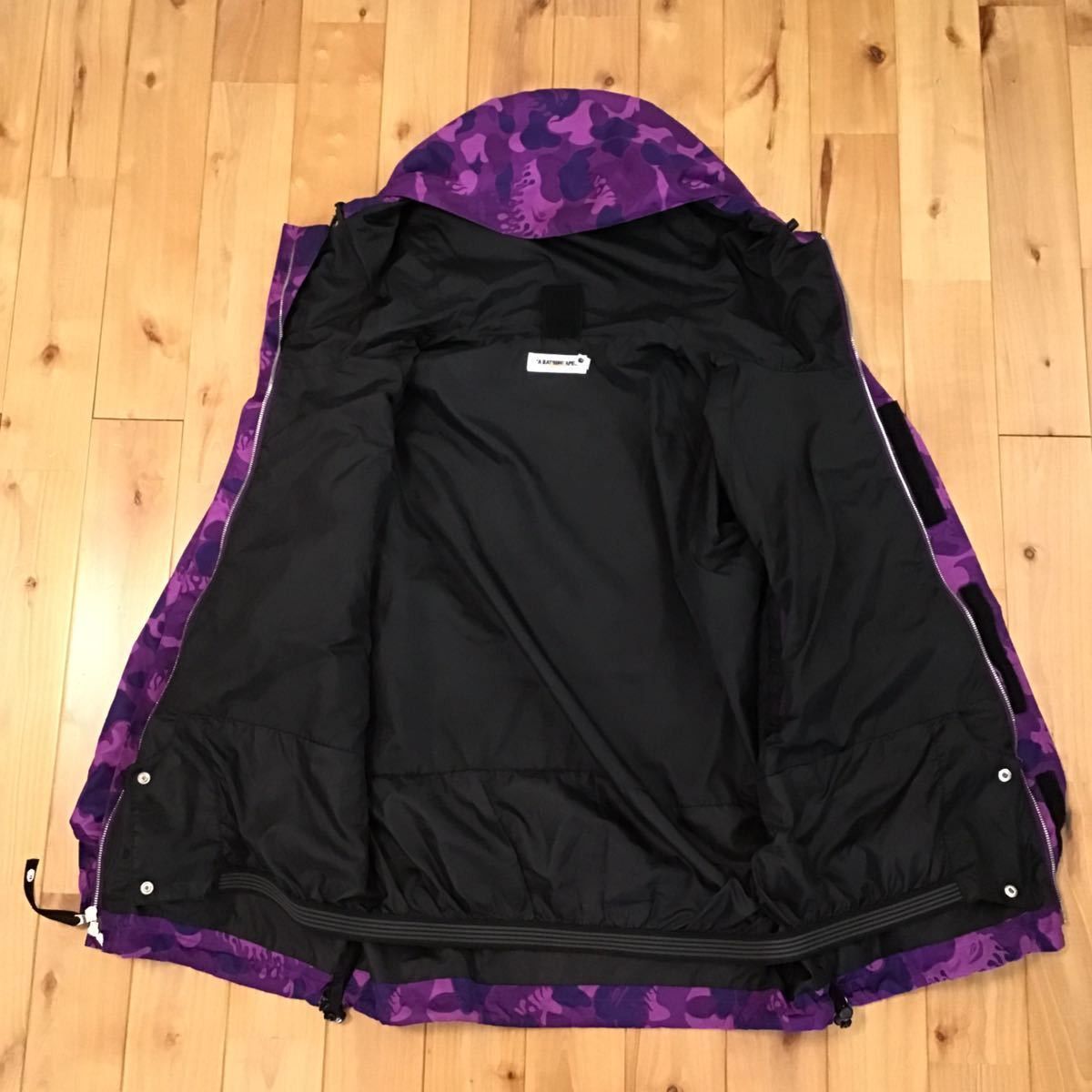 Bape BAPE Fire camo Snowboard jacket purple camo flame ape Size US S / EU 44-46 / 1 - 4 Thumbnail