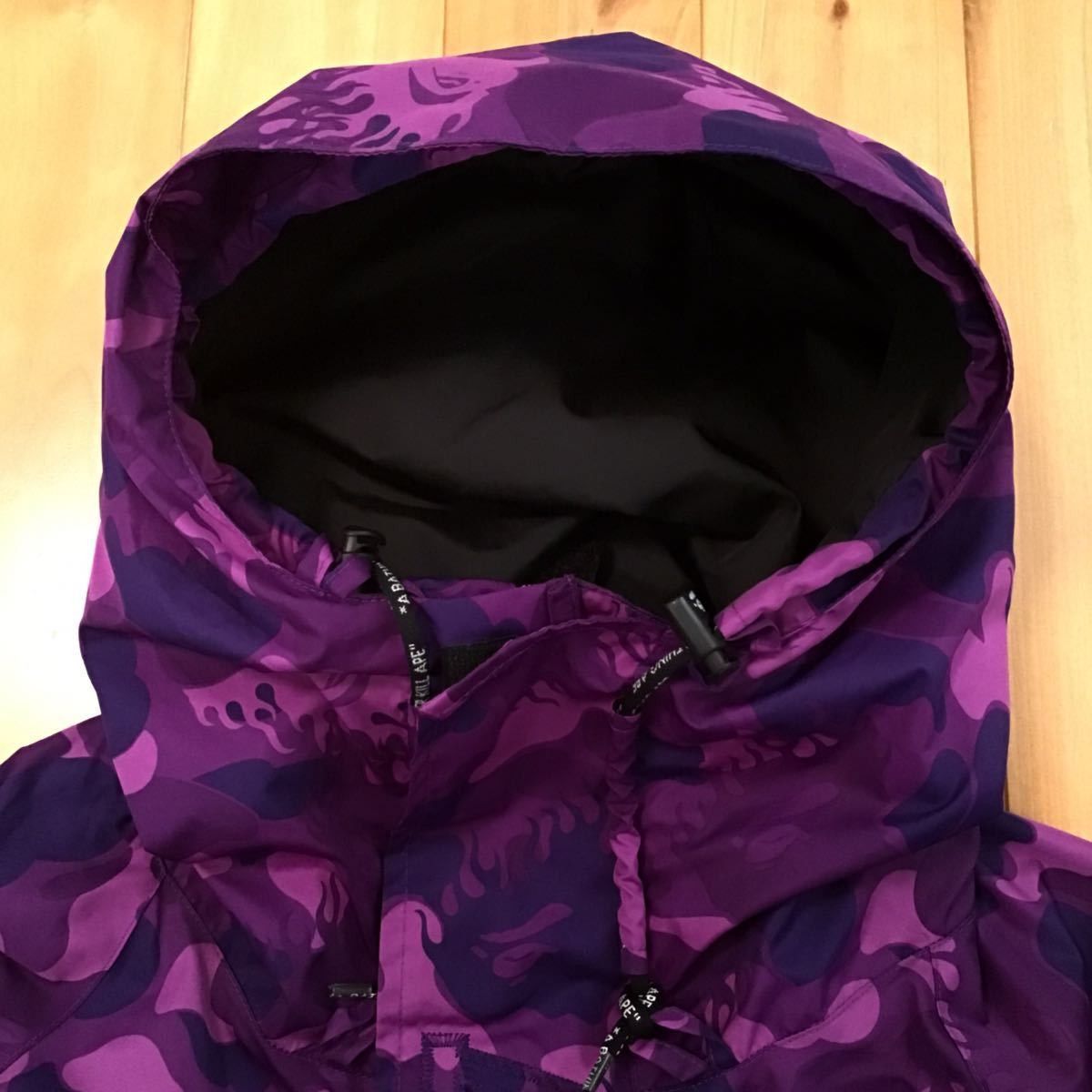 Bape BAPE Fire camo Snowboard jacket purple camo flame ape Size US S / EU 44-46 / 1 - 5 Thumbnail