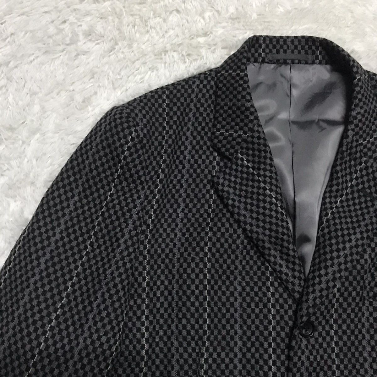 Comme des Garcons Homme Plus Vtg AD2000 Comme des Garcons Homme Plus Chessboard Jacket Size US M / EU 48-50 / 2 - 3 Thumbnail