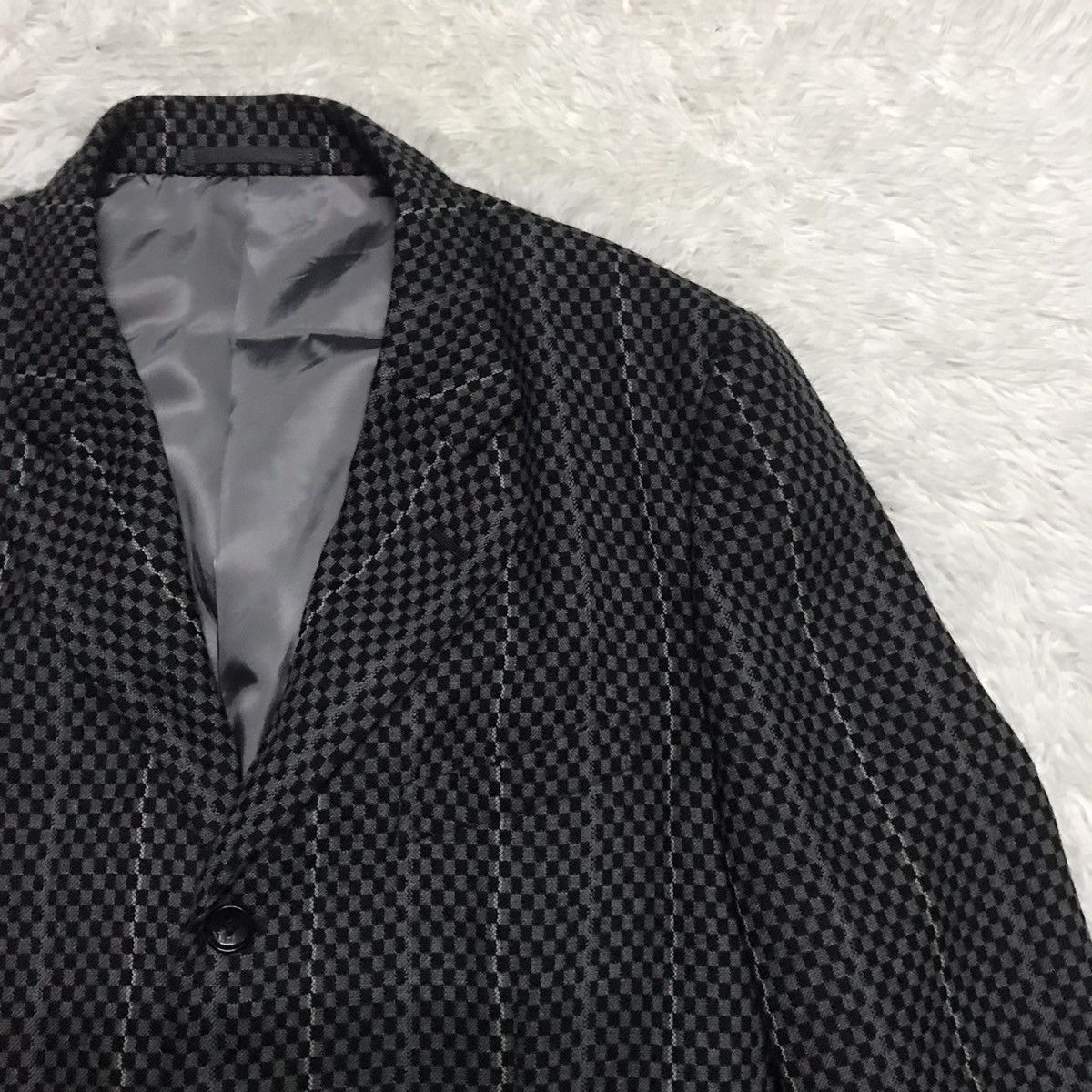 Comme des Garcons Homme Plus Vtg AD2000 Comme des Garcons Homme Plus Chessboard Jacket Size US M / EU 48-50 / 2 - 4 Thumbnail