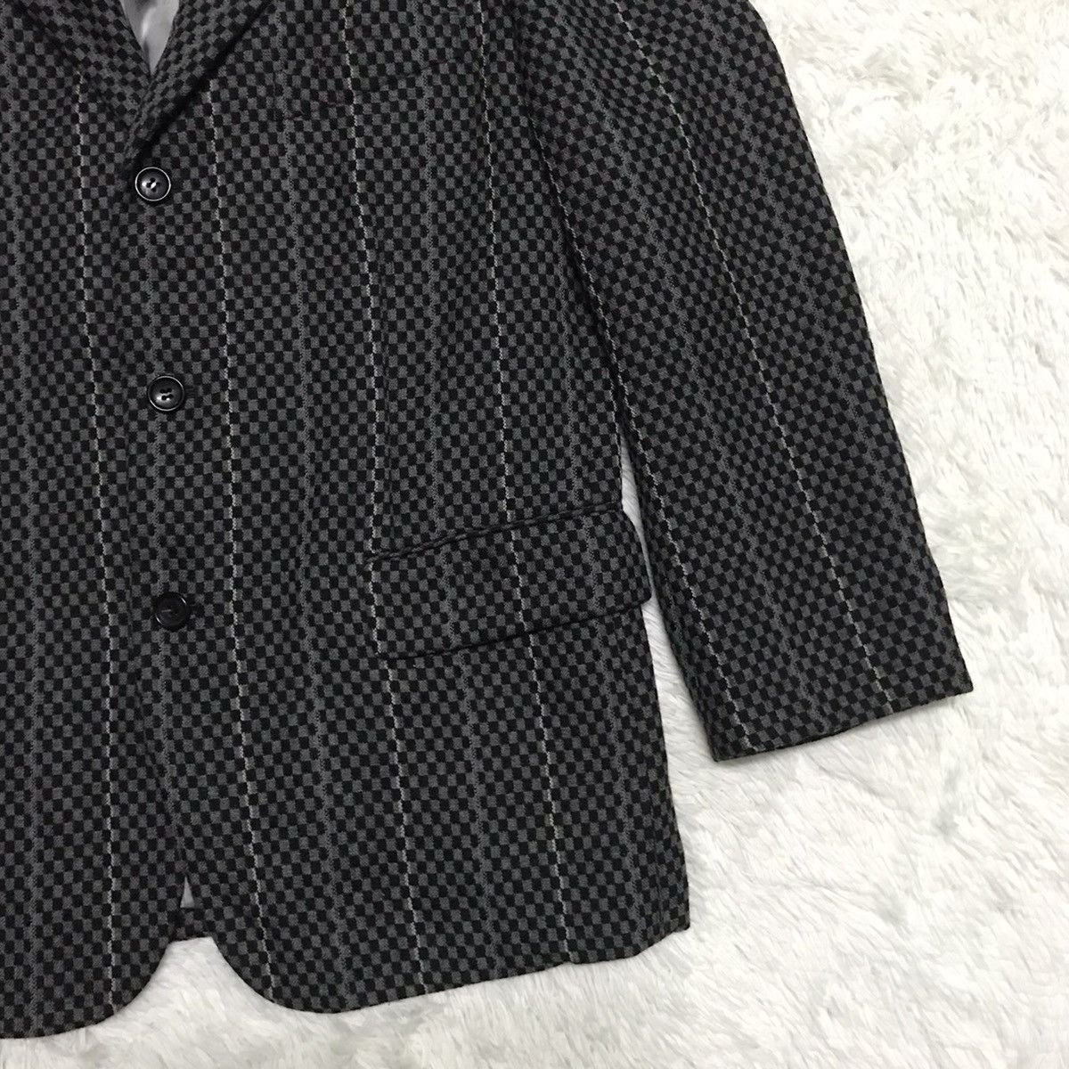 Comme des Garcons Homme Plus Vtg AD2000 Comme des Garcons Homme Plus Chessboard Jacket Size US M / EU 48-50 / 2 - 6 Thumbnail