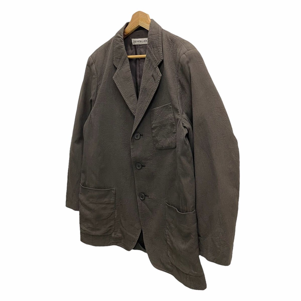 Issey Miyake × Vintage 💥 ISSEY MIYAKE MEN BUTTON JACKET COAT Size US M / EU 48-50 / 2 - 3 Thumbnail