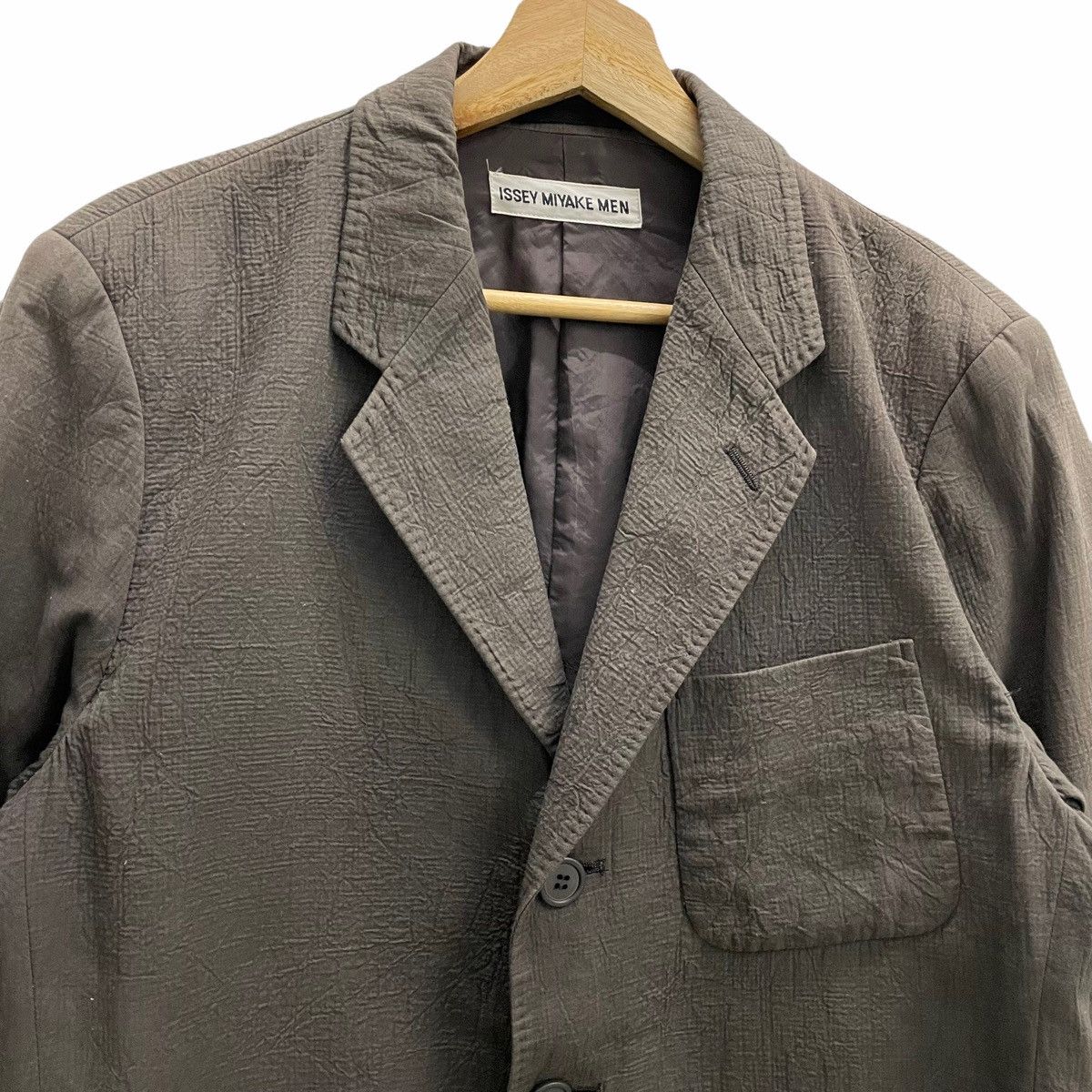 Issey Miyake × Vintage 💥 ISSEY MIYAKE MEN BUTTON JACKET COAT Size US M / EU 48-50 / 2 - 4 Thumbnail