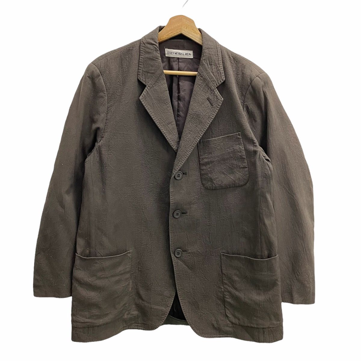 Issey Miyake × Vintage 💥 ISSEY MIYAKE MEN BUTTON JACKET COAT Size US M / EU 48-50 / 2 - 1 Thumbnail