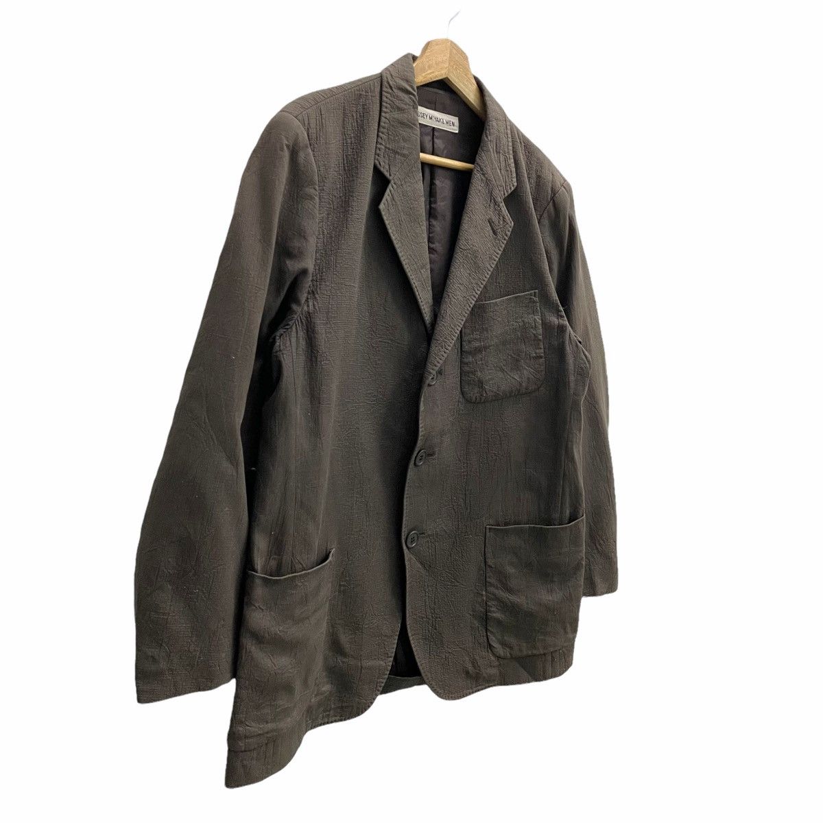 Issey Miyake × Vintage 💥 ISSEY MIYAKE MEN BUTTON JACKET COAT Size US M / EU 48-50 / 2 - 2 Thumbnail
