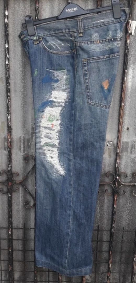 Dolce&Gabbana Distressed Denim Pants