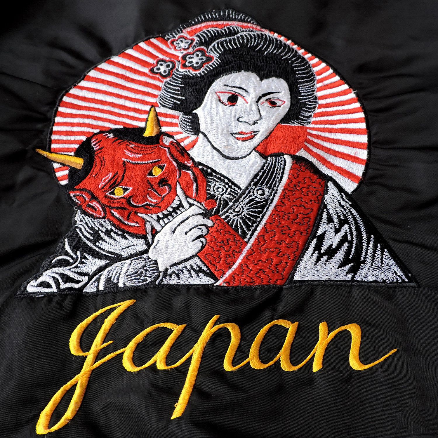 Avirex Avirex Sukajan Geisha Hannya Mask Souvenir Flight Jacket Size US XS / EU 42 / 0 - 8 Thumbnail