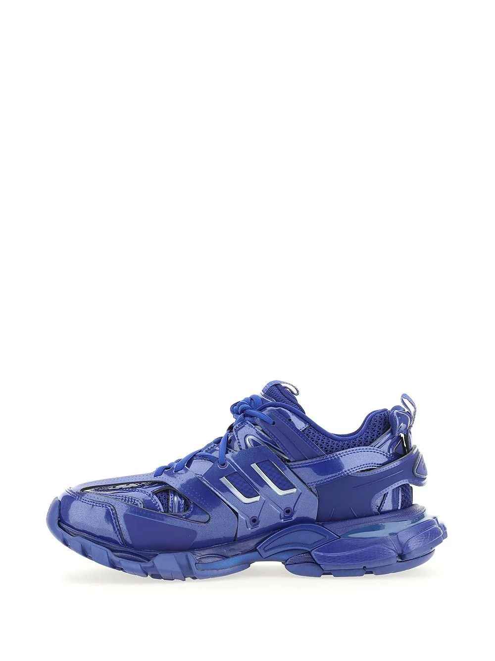 Balenciaga o1s1rm0423 Men's Track faux-leather sneakers in Blue Size US 13 / EU 46 - 4 Thumbnail
