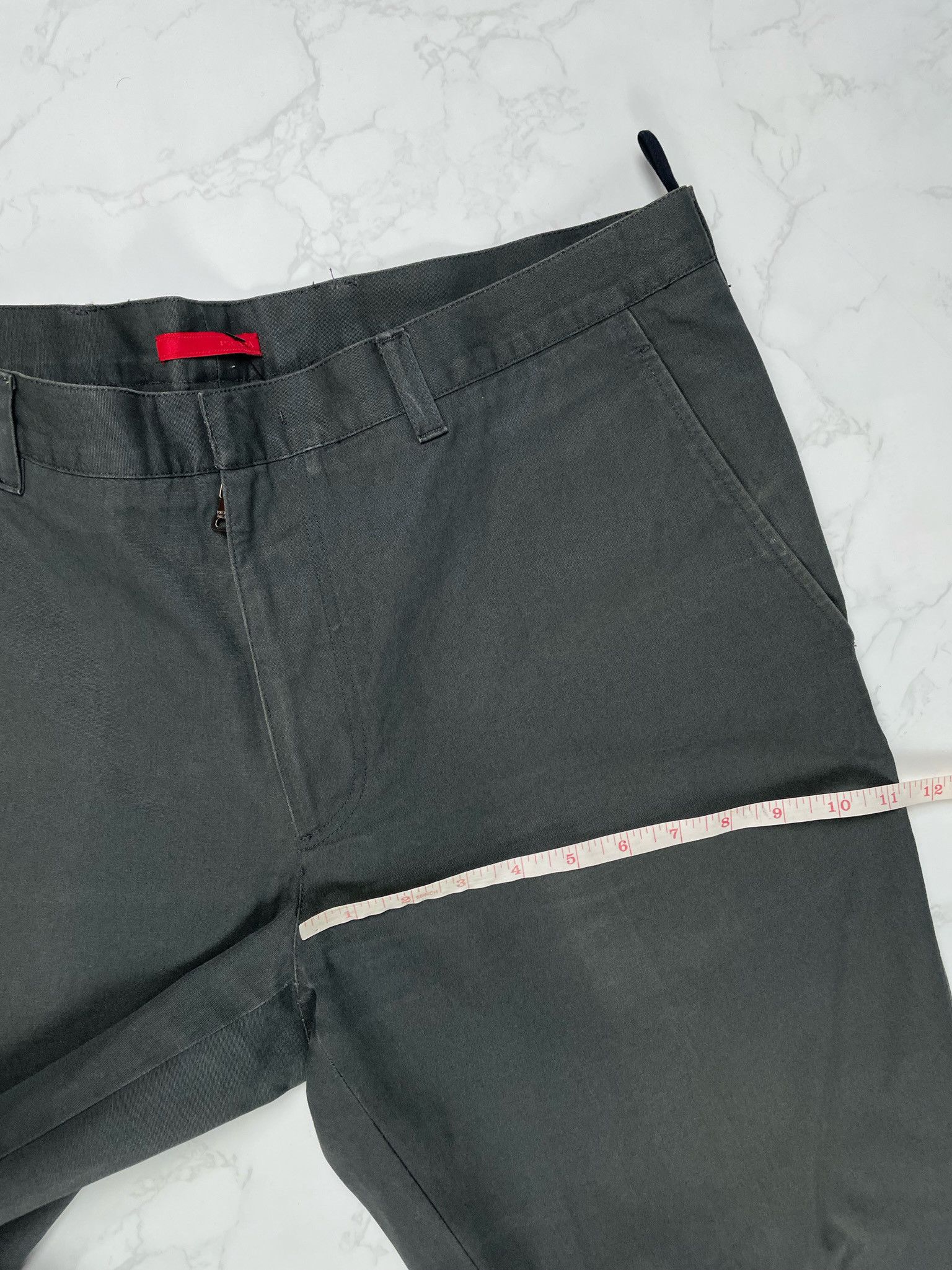 Prada 🔥[SALE]🔥 Prada Olive Tapered Cotton Chino Pants Size US 36 / EU 52 - 3 Thumbnail