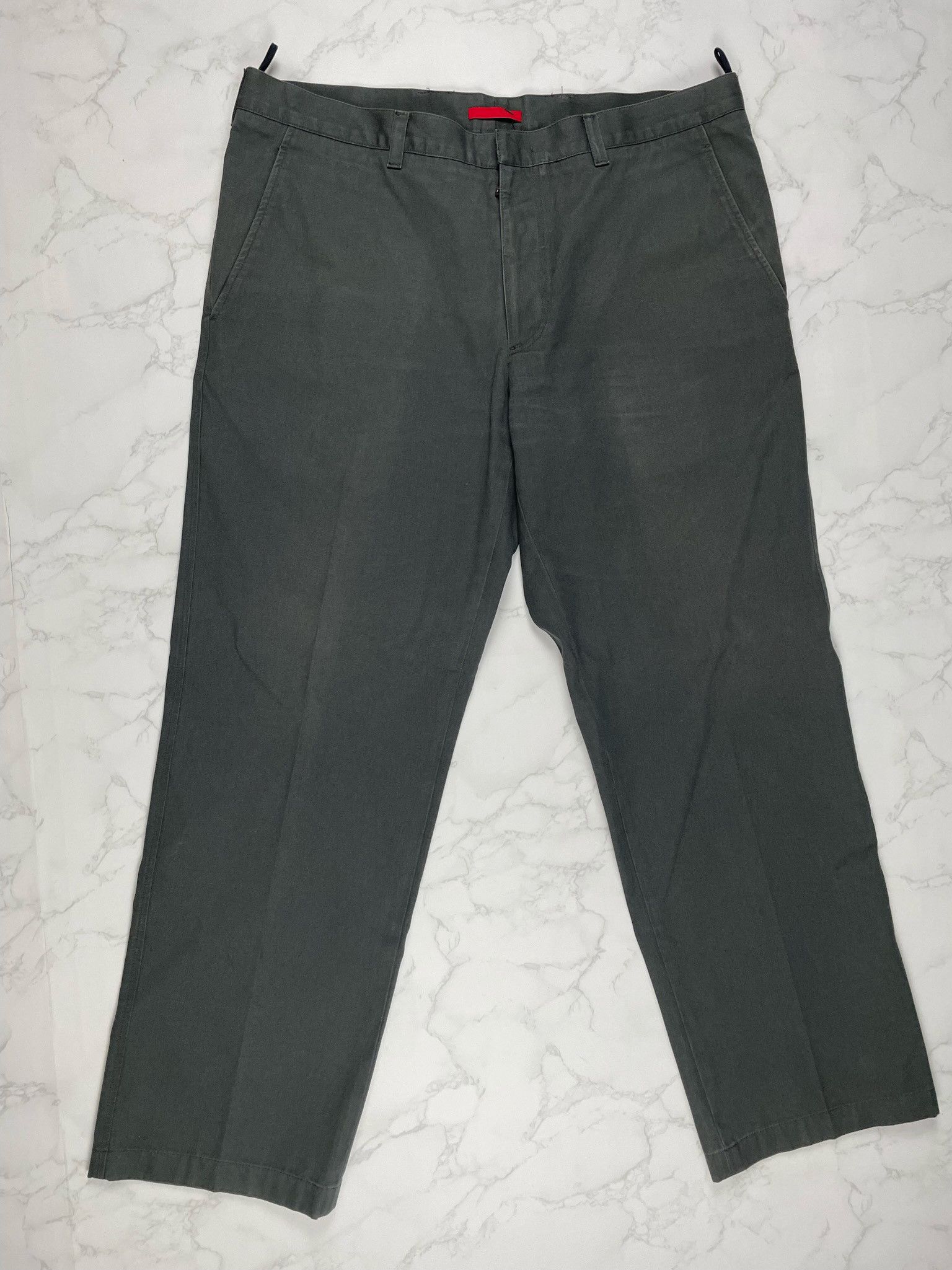 Prada 🔥[SALE]🔥 Prada Olive Tapered Cotton Chino Pants Size US 36 / EU 52 - 6 Thumbnail