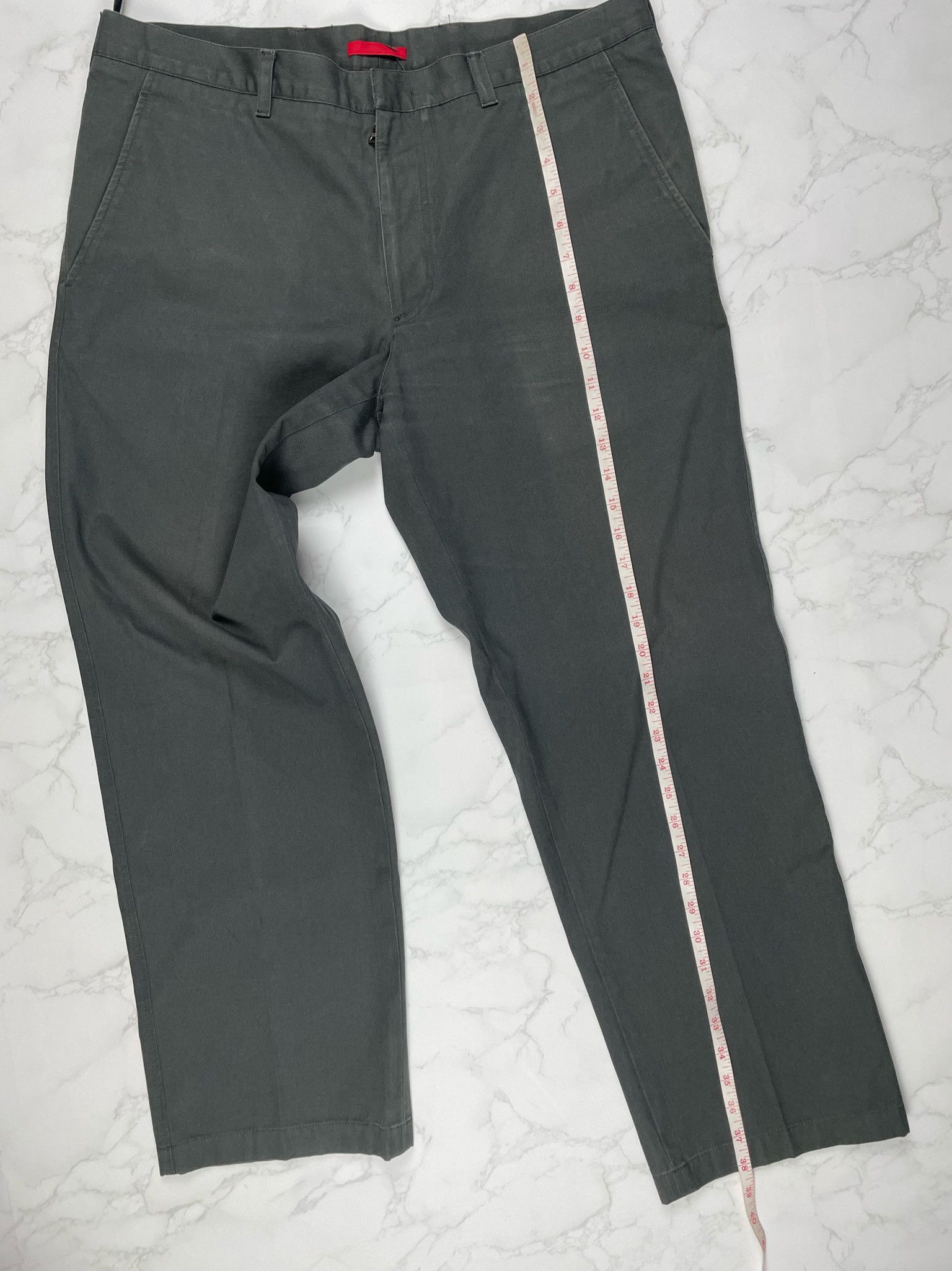 Prada 🔥[SALE]🔥 Prada Olive Tapered Cotton Chino Pants Size US 36 / EU 52 - 4 Thumbnail