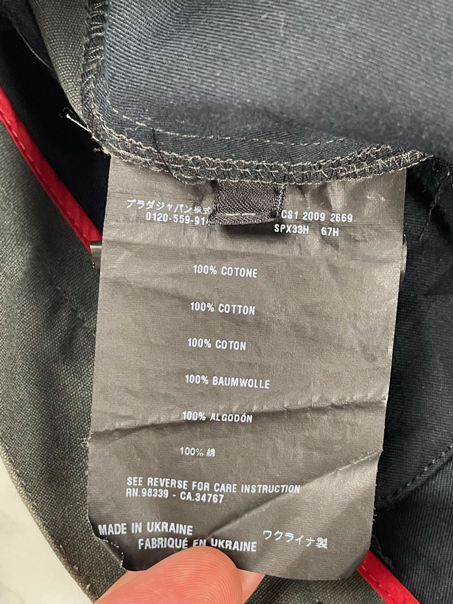 Prada 🔥[SALE]🔥 Prada Olive Tapered Cotton Chino Pants Size US 36 / EU 52 - 9 Thumbnail
