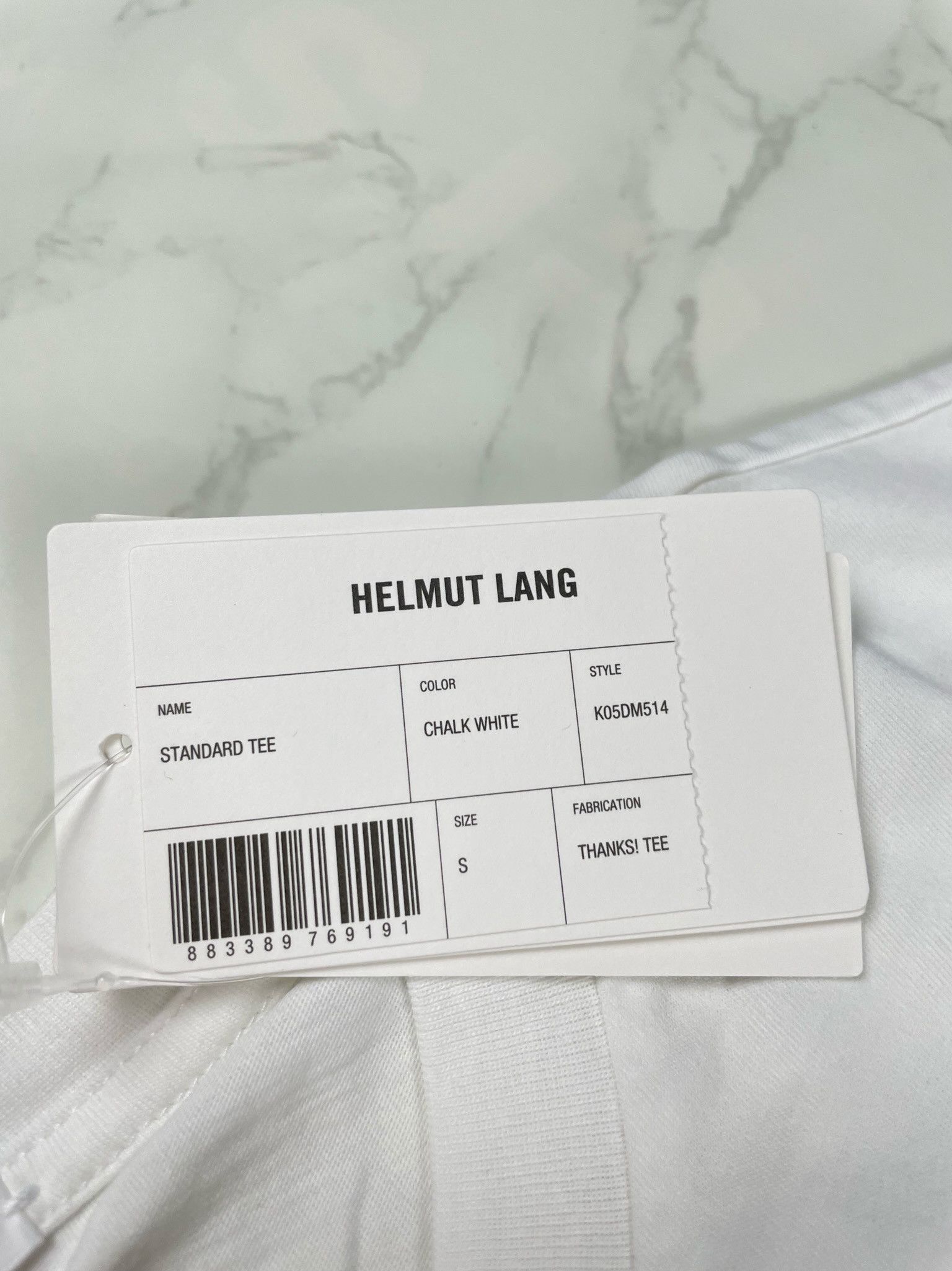 Helmut Lang 🔥65% OFF🔥 [SALE] Helmut Lang White Standard Print Tee Size US S / EU 44-46 / 1 - 9 Thumbnail