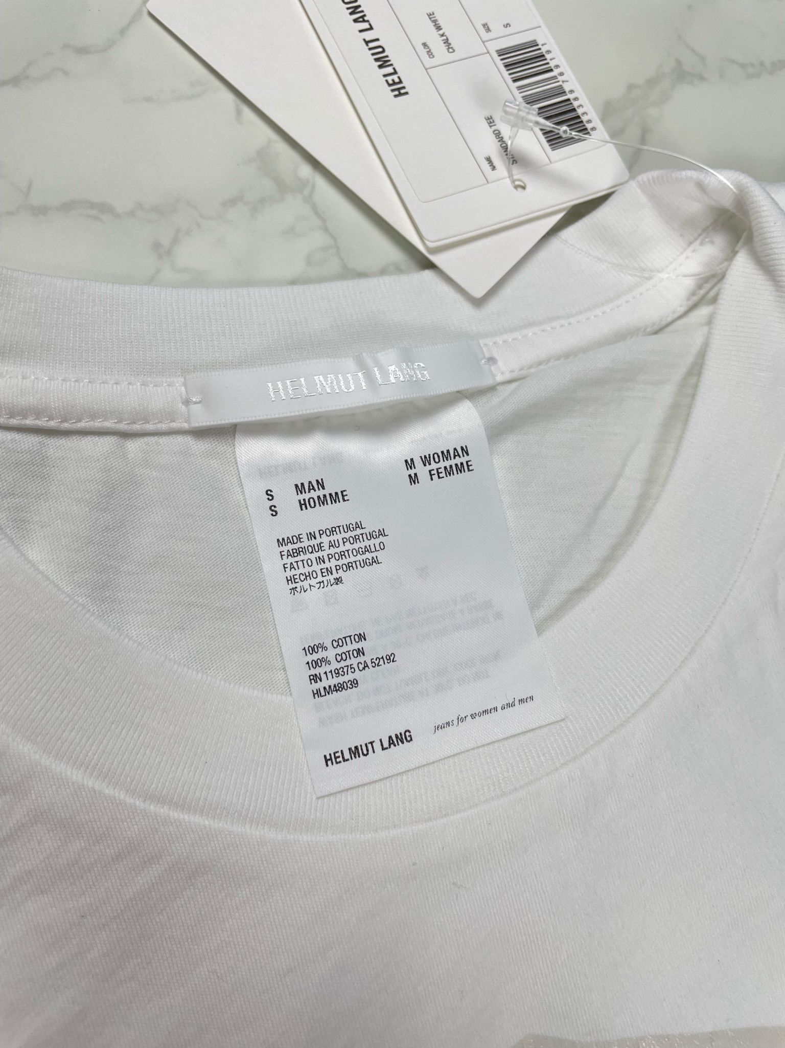 Helmut Lang 🔥65% OFF🔥 [SALE] Helmut Lang White Standard Print Tee Size US S / EU 44-46 / 1 - 8 Thumbnail