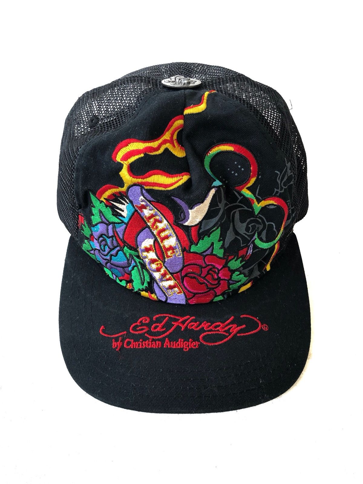 Ed Hardy Christian Audigier Mickey Tattoo Art Snapback Cap Size ONE SIZE - 1 Thumbnail