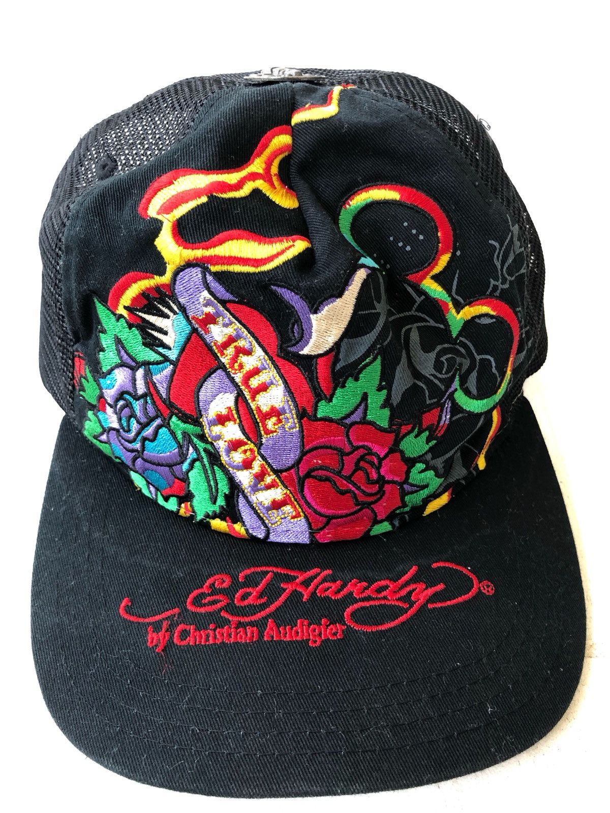 Ed Hardy Christian Audigier Mickey Tattoo Art Snapback Cap Size ONE SIZE - 2 Thumbnail