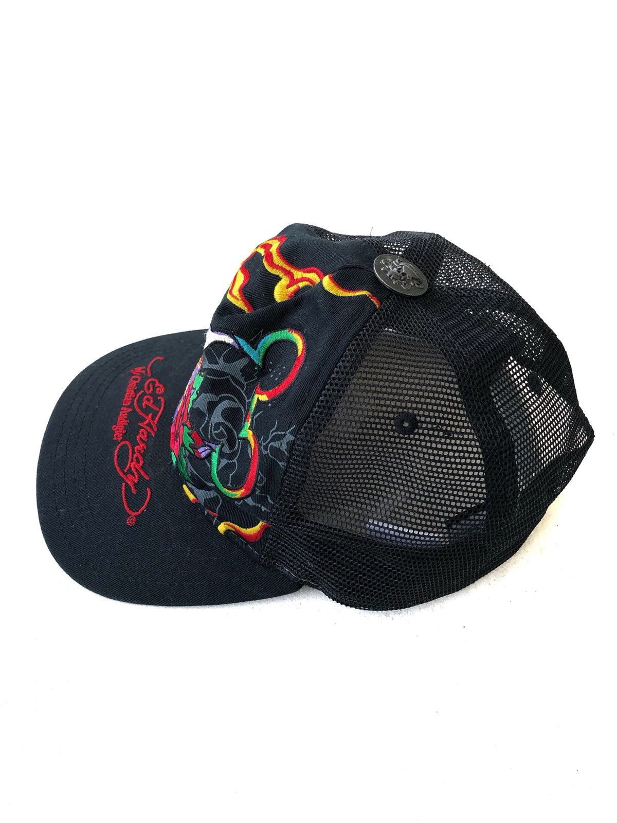 Ed Hardy Christian Audigier Mickey Tattoo Art Snapback Cap Size ONE SIZE - 3 Thumbnail