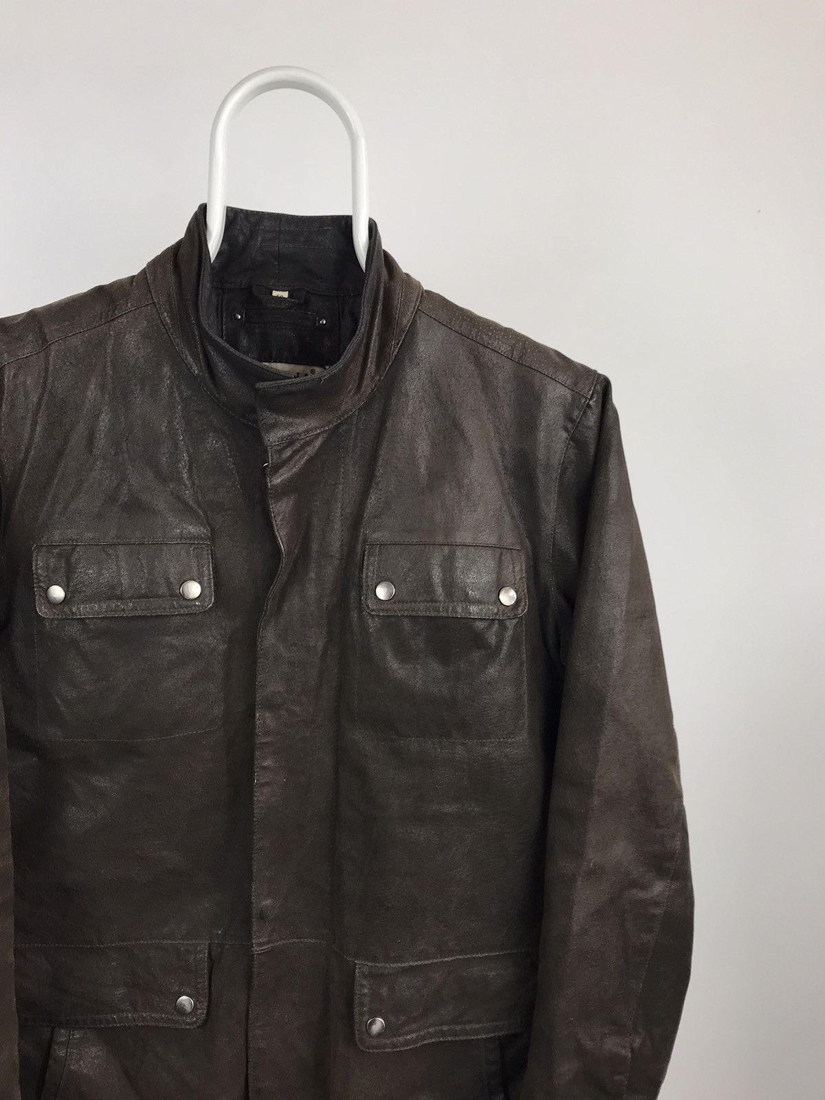 Vintage Vintage Morena Art Of Fashion Leather Long Coat Jacket Size US M / EU 48-50 / 2 - 2 Thumbnail