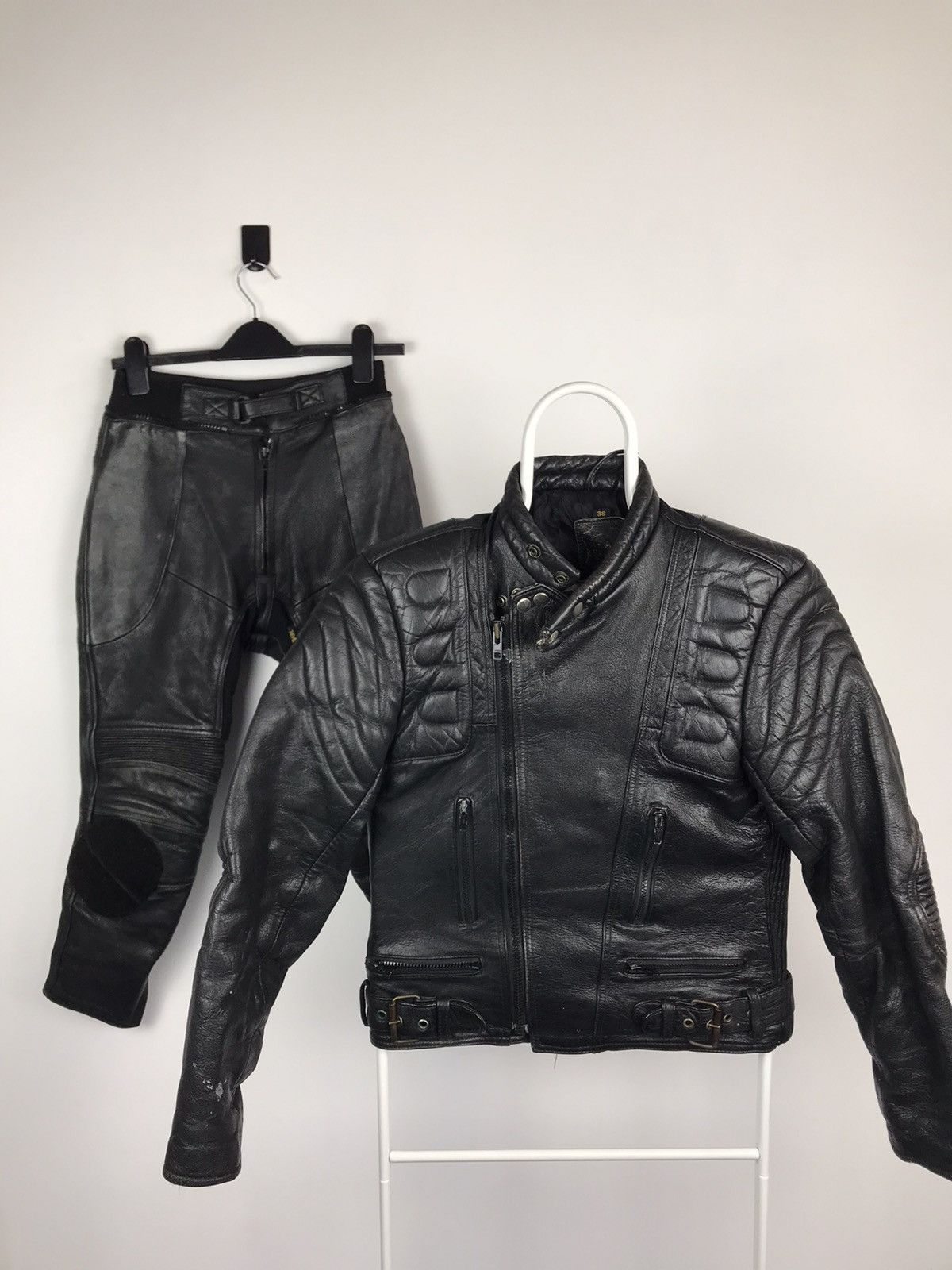 Vintage Woman’s Vintage Leather Biker Racing Suit Pants+ Jacket | Grailed