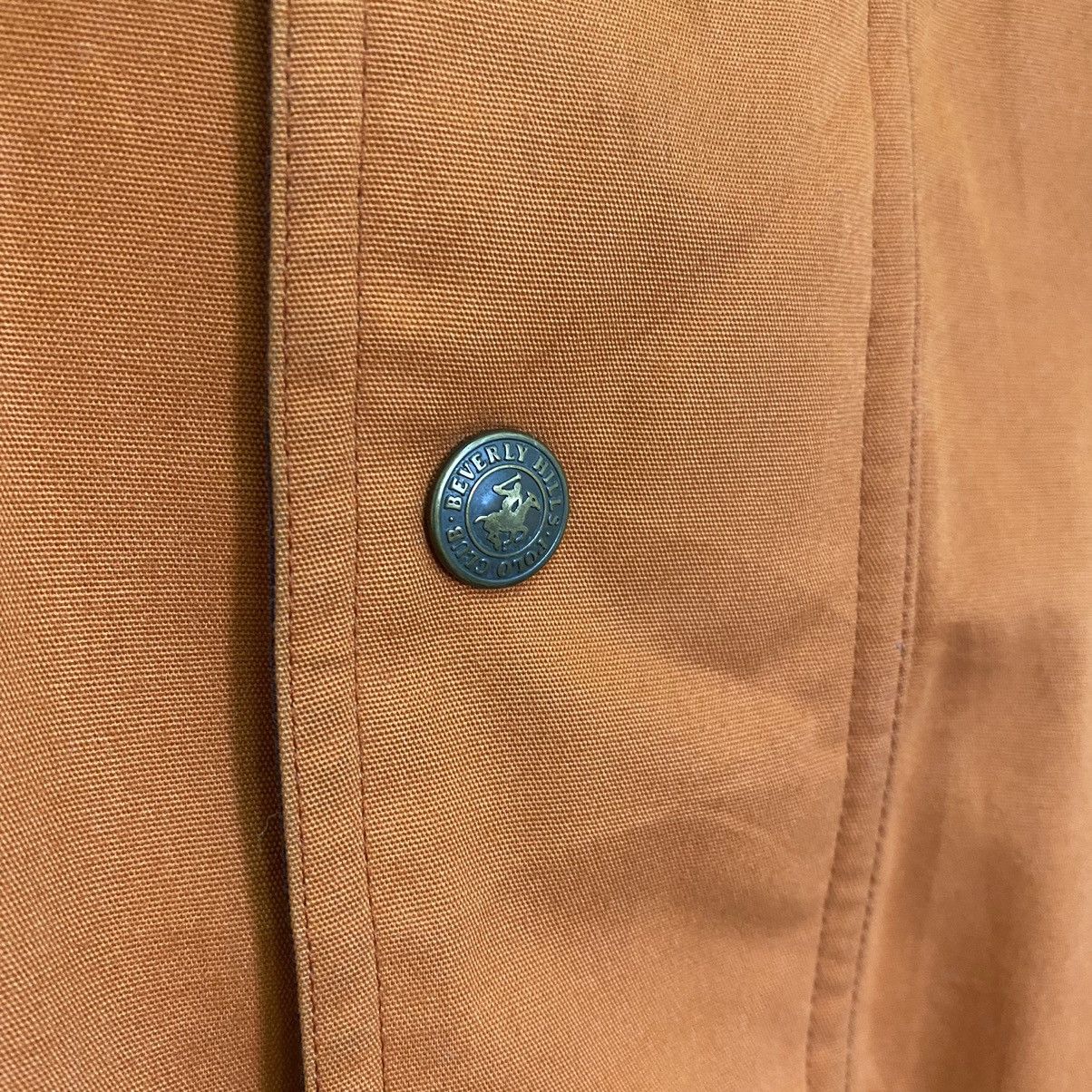 Beverly Hills Polo Club × Vintage Gcw23🔥Vintage BHPC Field Jacket Hoodies Orange Colour Size US L / EU 52-54 / 3 - 7 Thumbnail