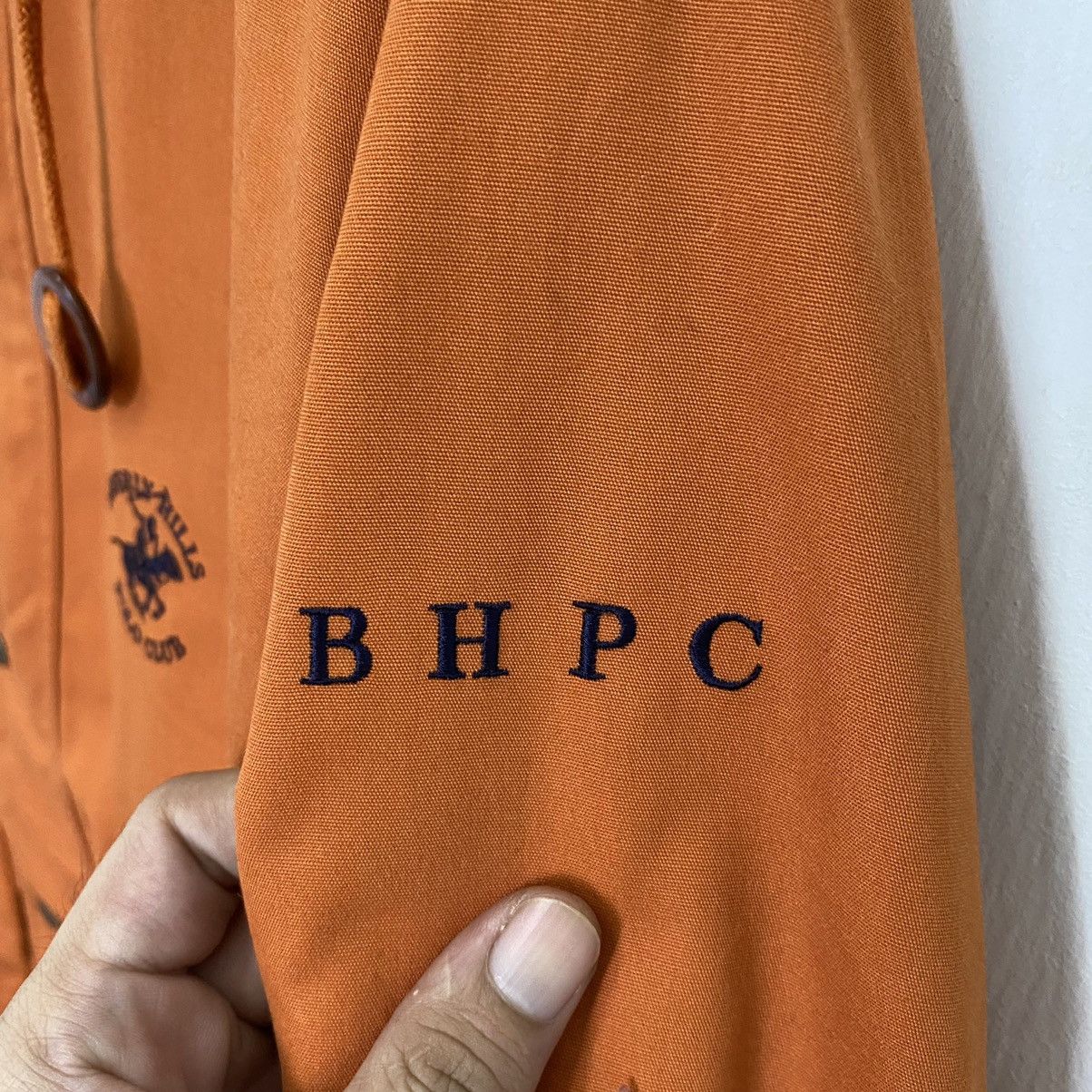 Beverly Hills Polo Club × Vintage Gcw23🔥Vintage BHPC Field Jacket Hoodies Orange Colour Size US L / EU 52-54 / 3 - 6 Thumbnail