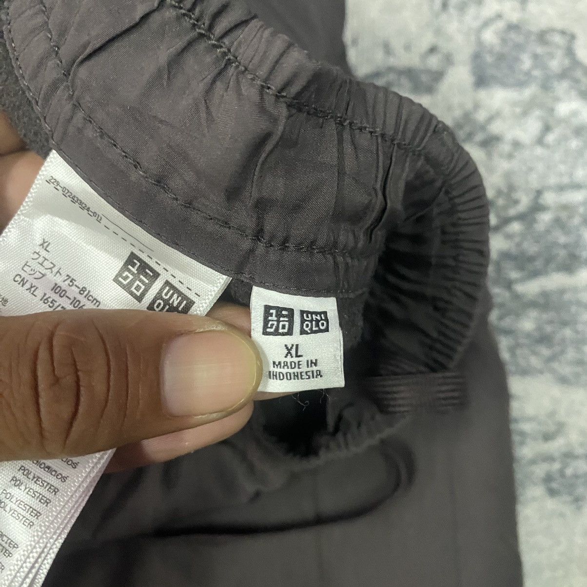 Japanese Brand × Uniqlo × Vintage Vintage Japanese Uniqlo Drawstring Light Cargo Pants Size US 34 / EU 50 - 5 Thumbnail