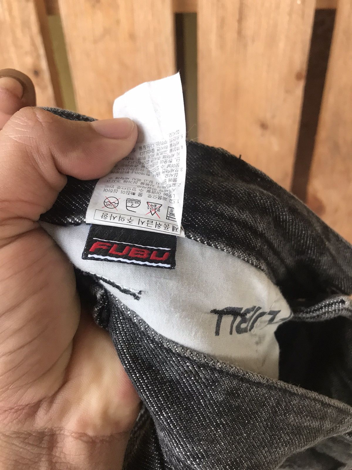 Fubu 90s Vintage FUBU Collection Pocket Hip Hop Baggy Denim Size US 34 / EU 50 - 12 Thumbnail