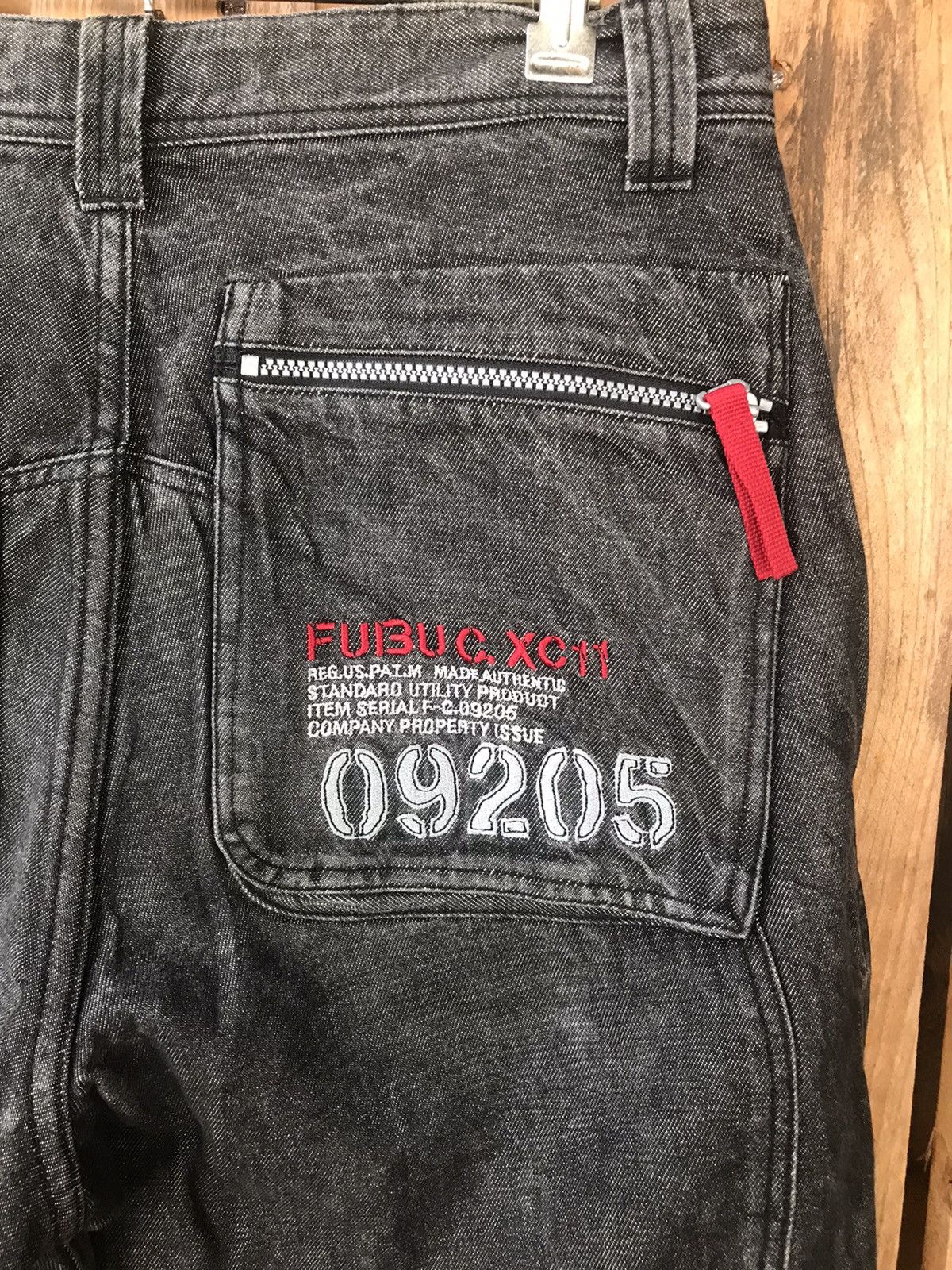 Fubu 90s Vintage FUBU Collection Pocket Hip Hop Baggy Denim Size US 34 / EU 50 - 6 Thumbnail