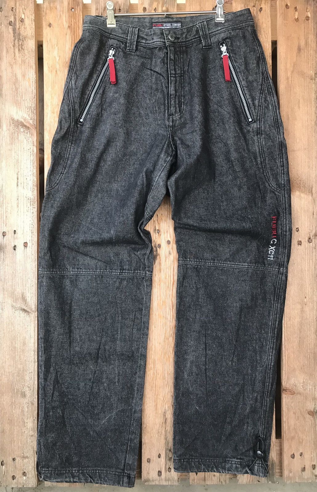 Fubu 90s Vintage FUBU Collection Pocket Hip Hop Baggy Denim Size US 34 / EU 50 - 2 Thumbnail