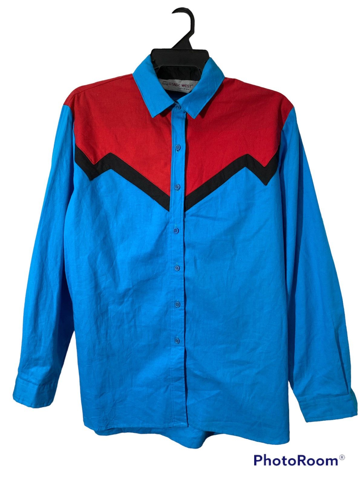 image of Made In USA x Outdoor Life Vintage Western Stage West in Blue, Men's (Size 2XL)