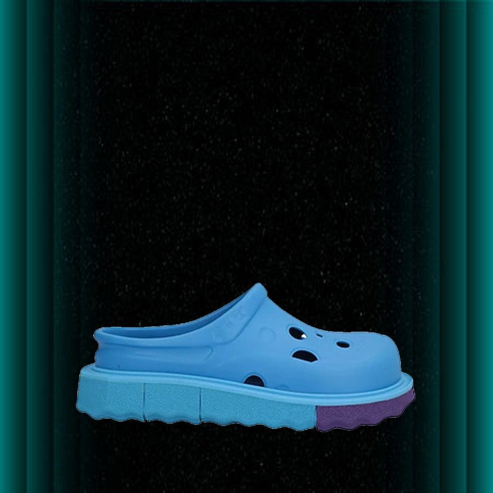 image of Off White Ooy1O0223 Mule Shoess In Azure Shoes, Men's (Size 13)