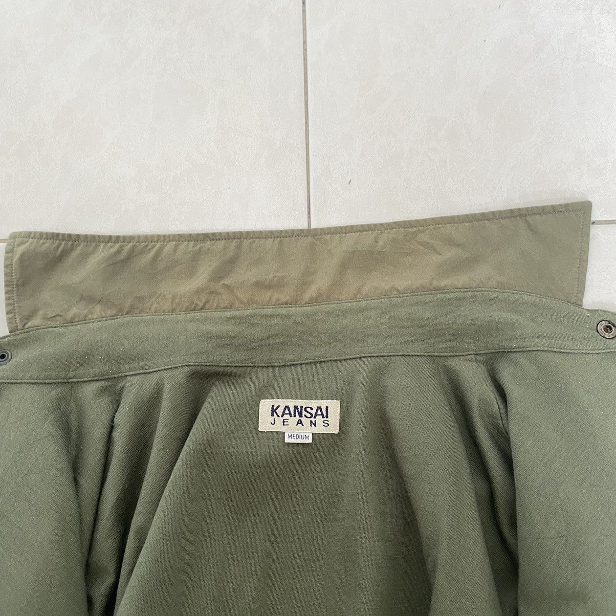 Japanese Brand × Kansai Yamamoto OFFER🔥 Vintage Kansai Jeans Military Light Jacket Size US M / EU 48-50 / 2 - 11 Thumbnail