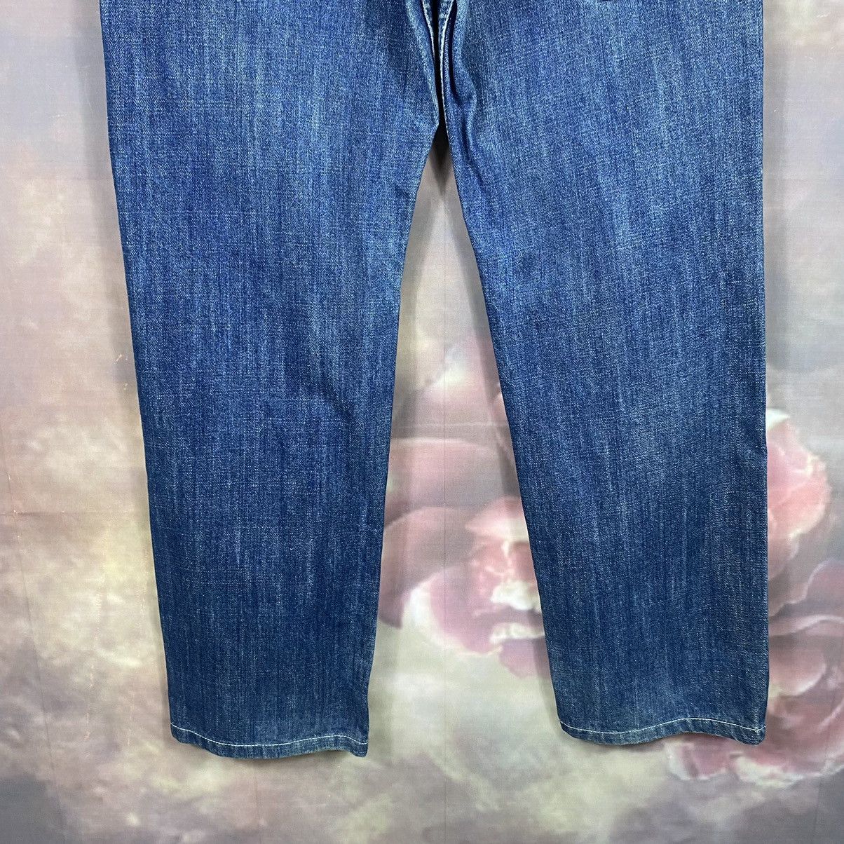 Japanese Brand × Jean × Vintage Steals🔥Vintage Japanese Marpleq Splatter SpellOut Denim Jean Size US 31 - 7 Thumbnail