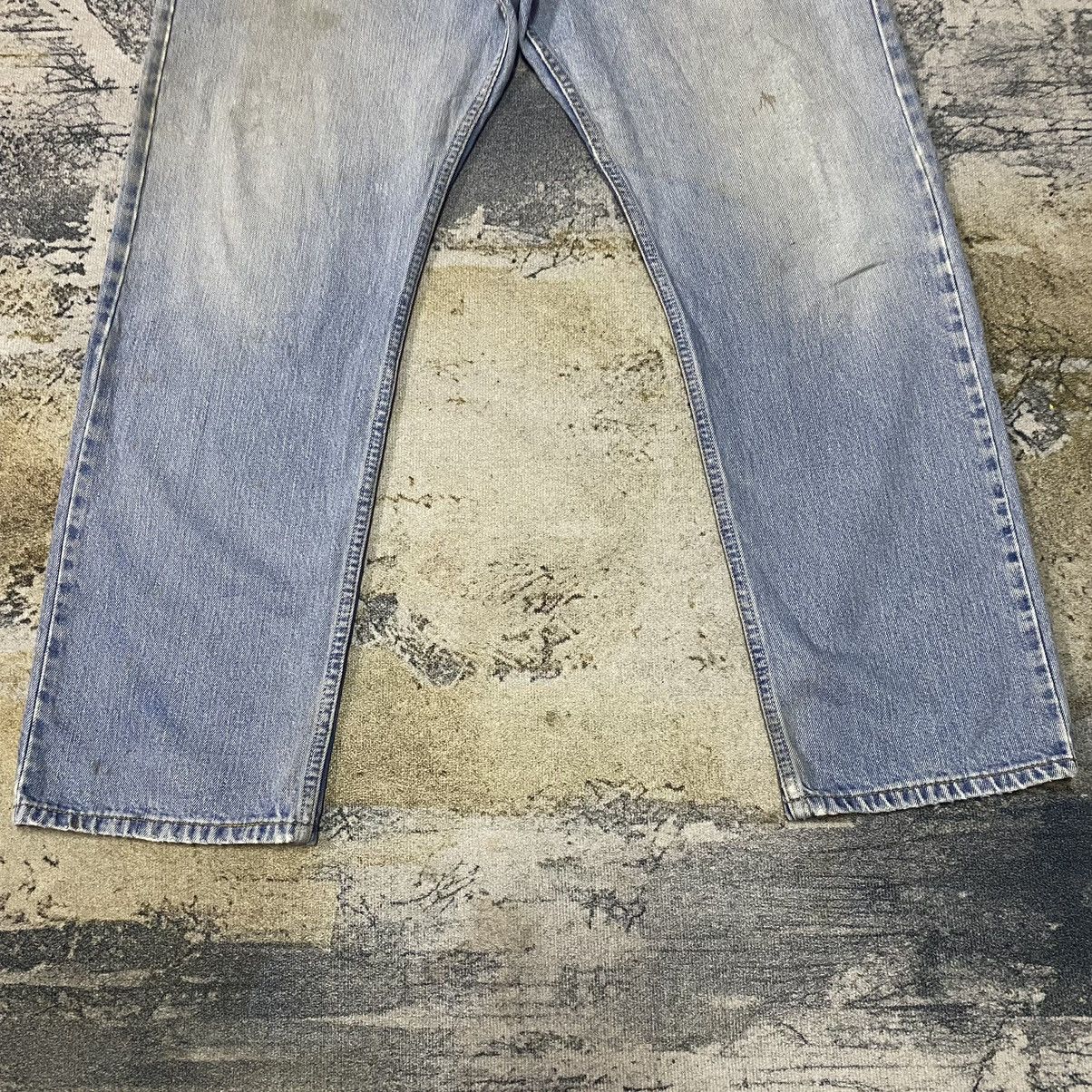 Jean × Levi's × Vintage Vintage Levis 505 Faded Light Washed Distressed Jeans Size US 36 / EU 52 - 5 Thumbnail