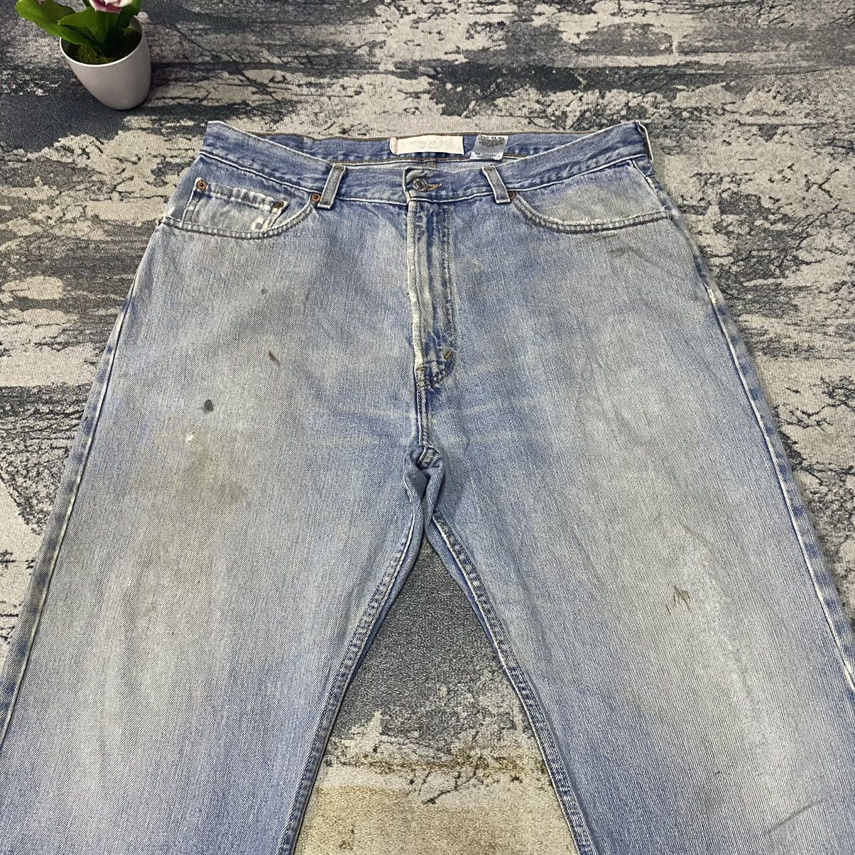 Jean × Levi's × Vintage Vintage Levis 505 Faded Light Washed Distressed Jeans Size US 36 / EU 52 - 4 Thumbnail