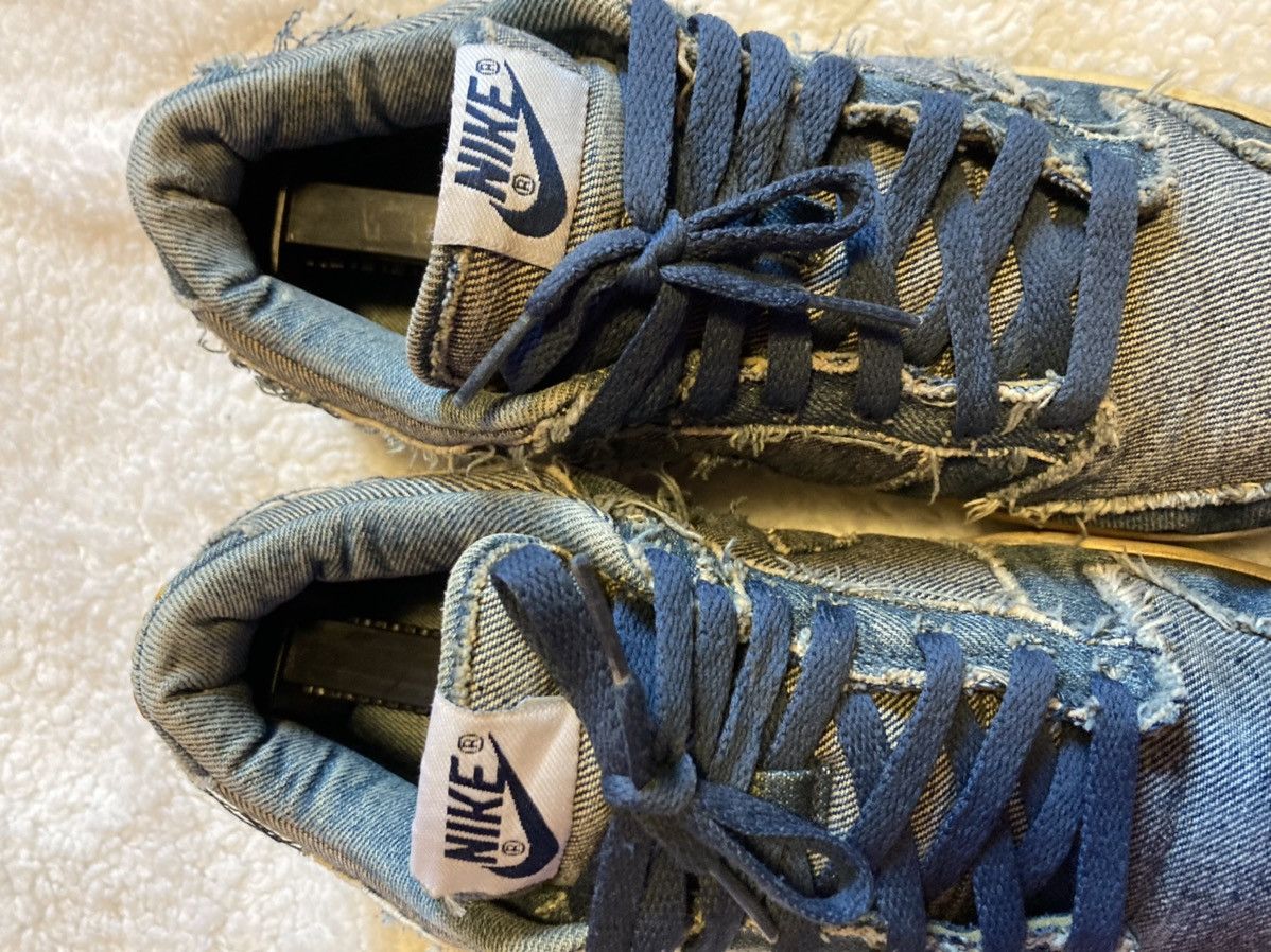 Nike Dunk Low Cl Denim distressed denim dunks Size US 9 / EU 42 - 5 Thumbnail
