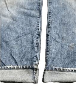 Vintage 90s Levi's 502xx Selvedge Distressed Faded Denim