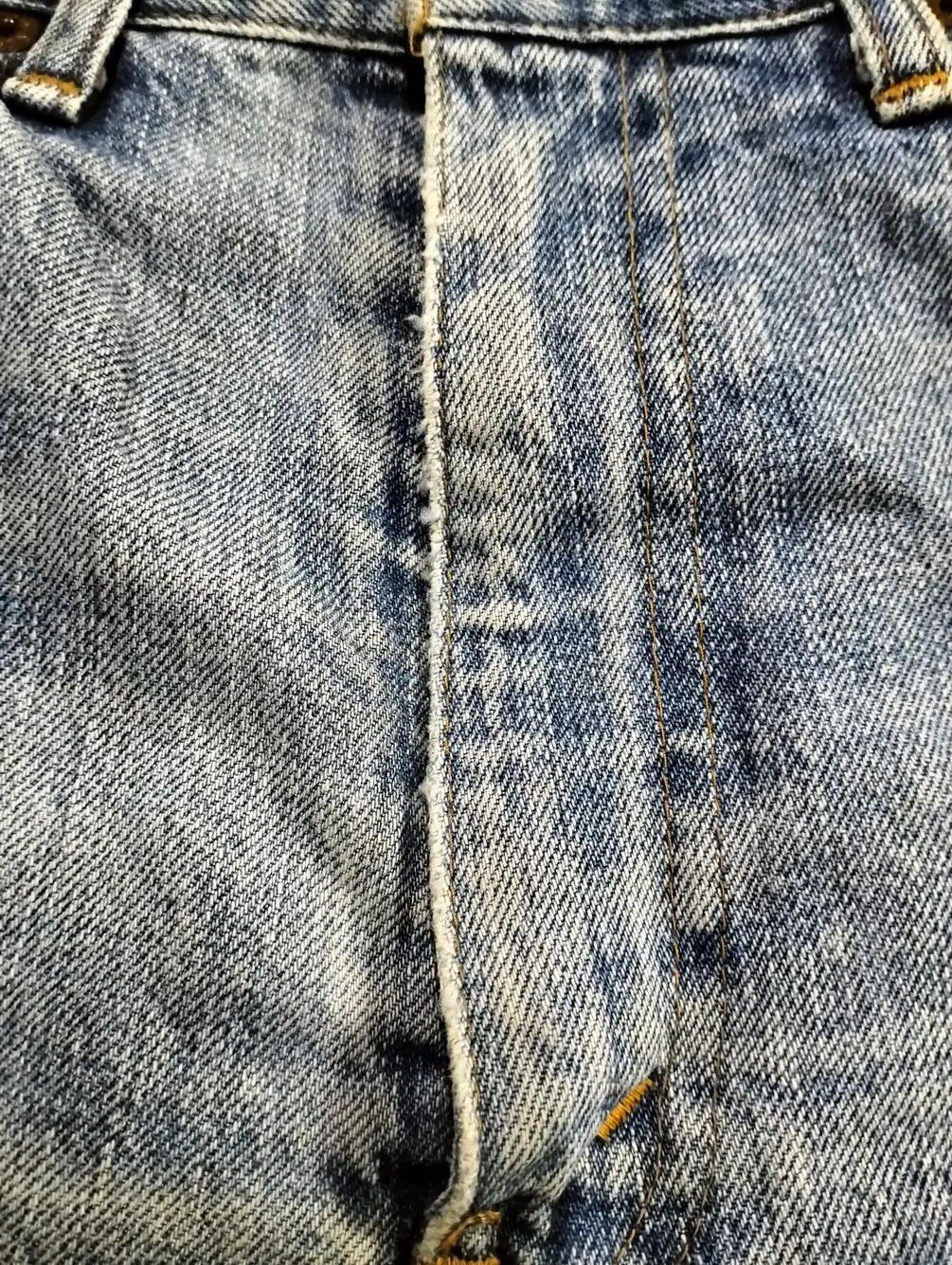 Levi's Vintage 90s Levi's 502xx Selvedge Distressed Faded Denim Size US 33 - 10 Thumbnail