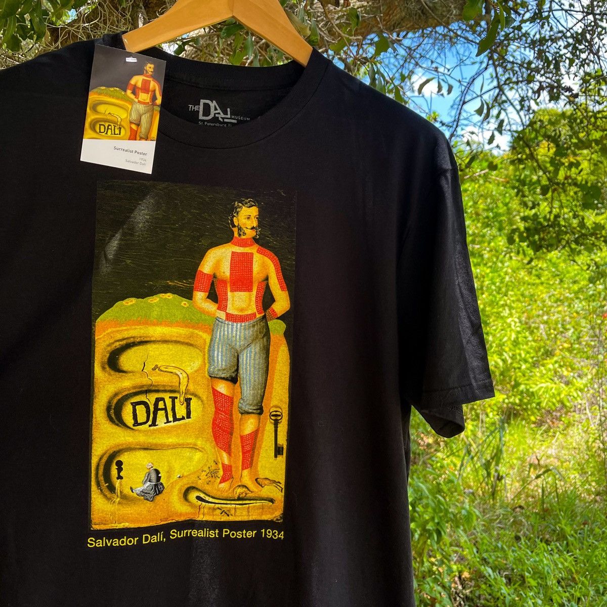 Vintage NWT Salvador Dali Art Surrealist Poster Tee Size US XL / EU 56 / 4 - 1 Thumbnail