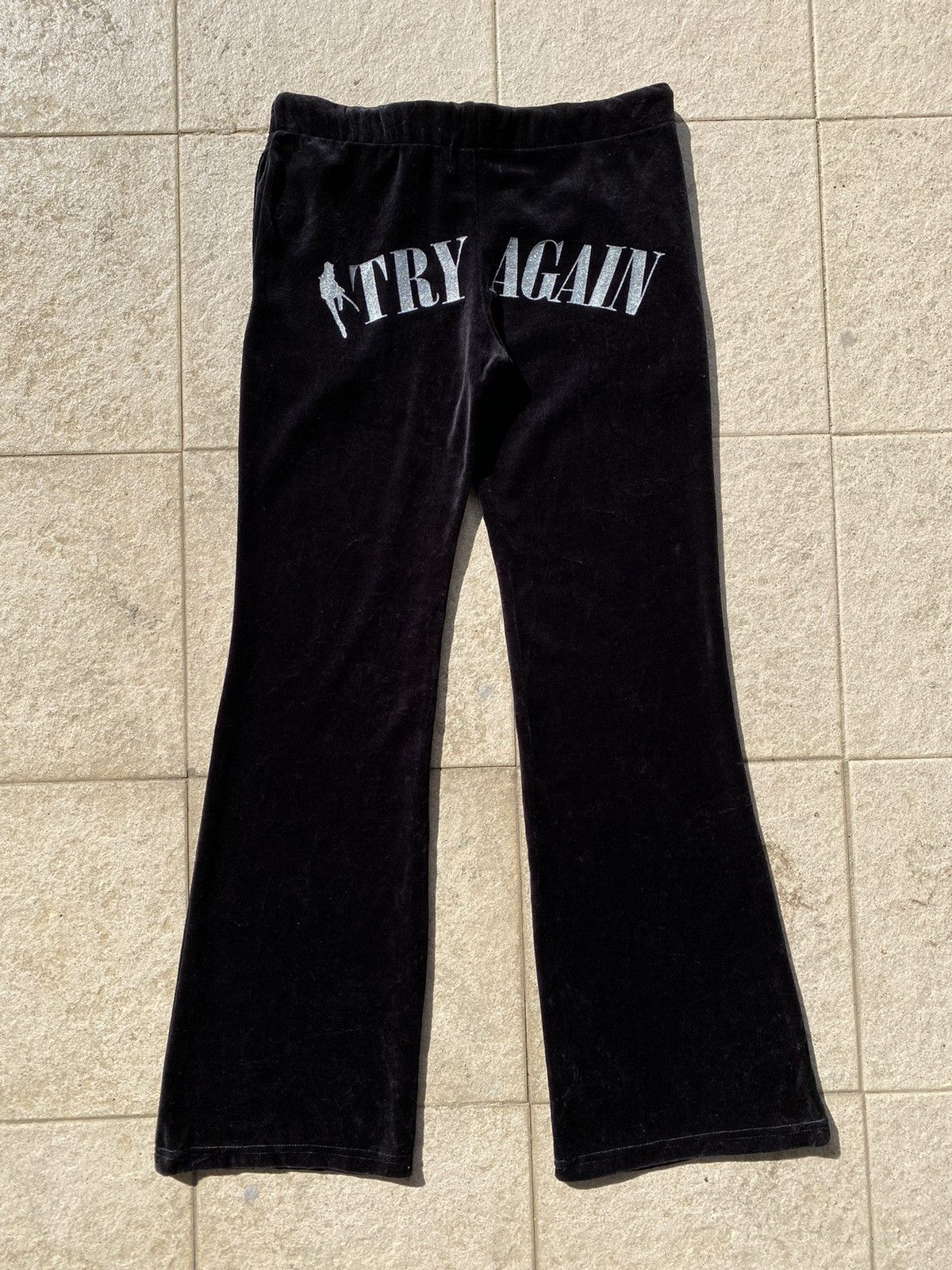Designer × Japanese Brand Japanese Tsuyoshi Nagabuchi “Try Again” Velvet Black Pant Size 29" - 7 Thumbnail