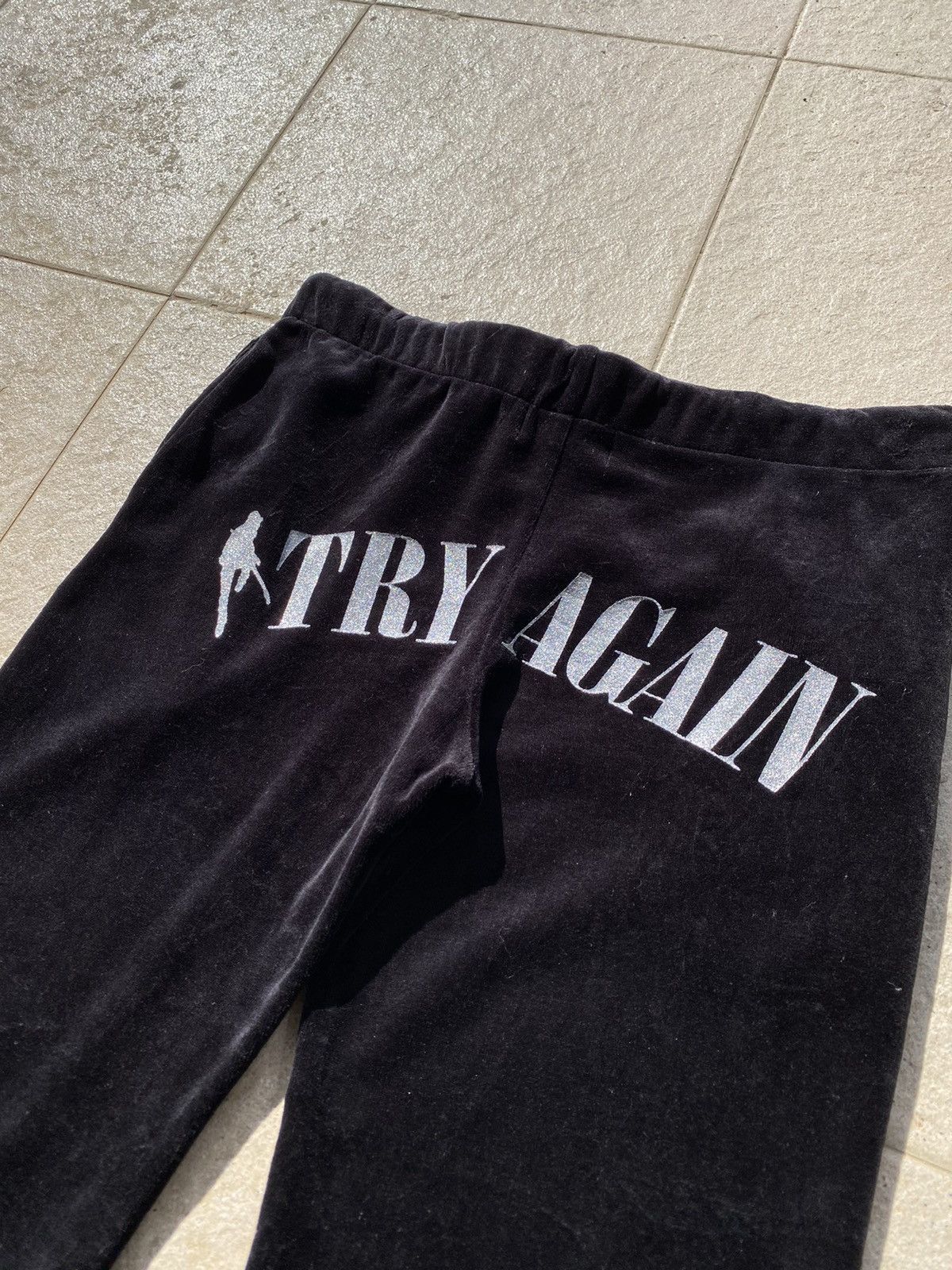 Designer × Japanese Brand Japanese Tsuyoshi Nagabuchi “Try Again” Velvet Black Pant Size 29" - 8 Thumbnail