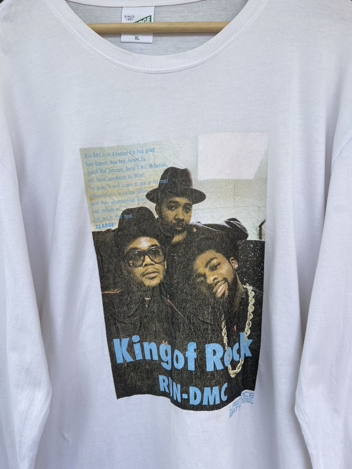 RUN DMC × Rap Tees × Xlarge XLARGE x Lawrence Watson Photo graphy RUN DMC Long sleeve Size US XL / EU 56 / 4 - 4 Thumbnail
