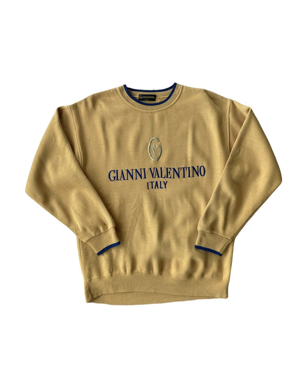 Gianni Valentino × Valentino × Vintage Vintage Gianni Valentino Embroidered Sweatshirt/Crewneck Size US M / EU 48-50 / 2 - 1 Thumbnail