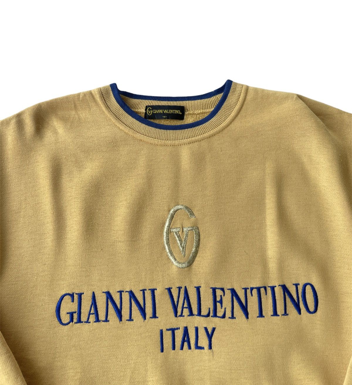 Gianni Valentino × Valentino × Vintage Vintage Gianni Valentino Embroidered Sweatshirt/Crewneck Size US M / EU 48-50 / 2 - 3 Thumbnail