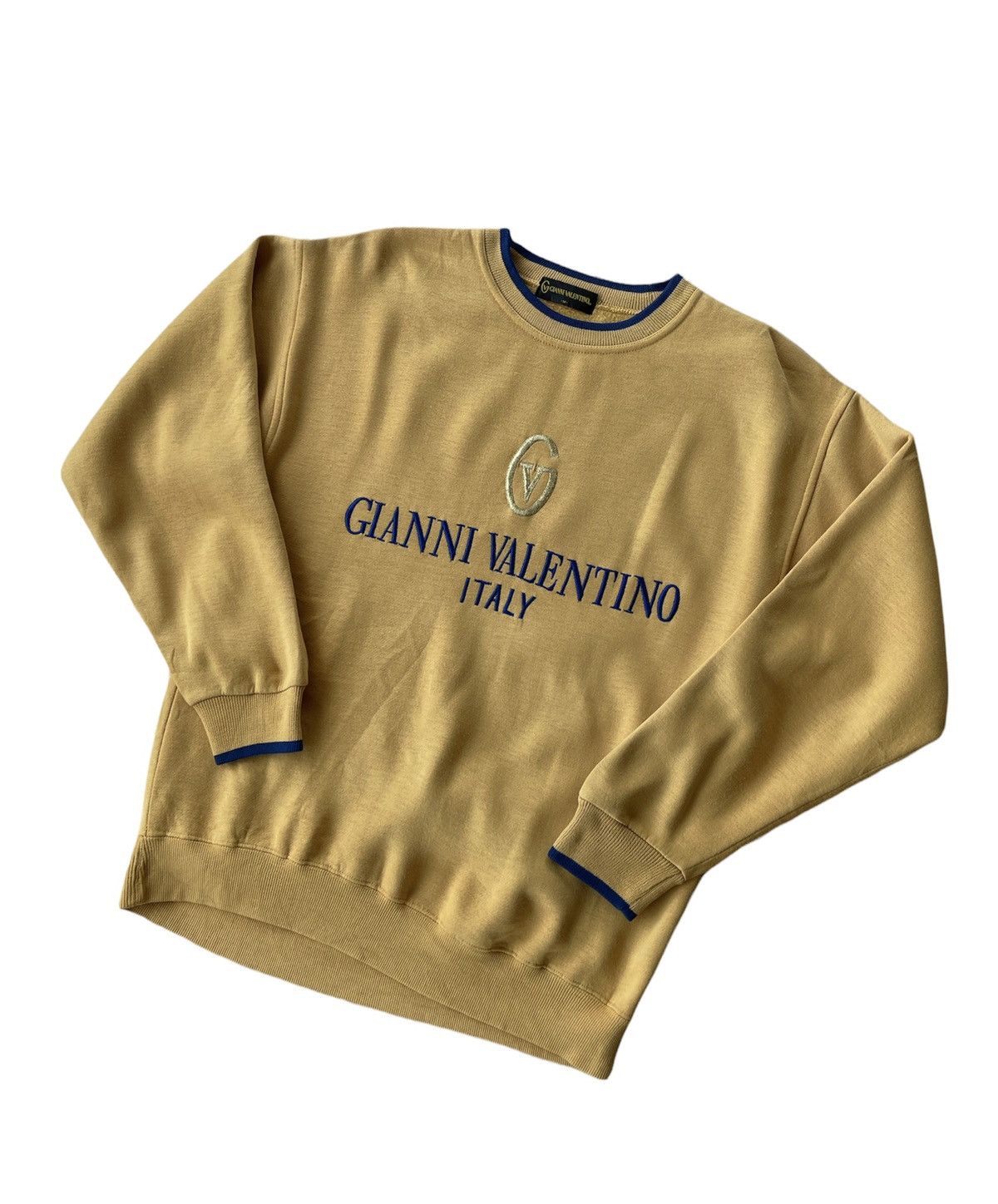 Gianni Valentino × Valentino × Vintage Vintage Gianni Valentino Embroidered Sweatshirt/Crewneck Size US M / EU 48-50 / 2 - 2 Thumbnail
