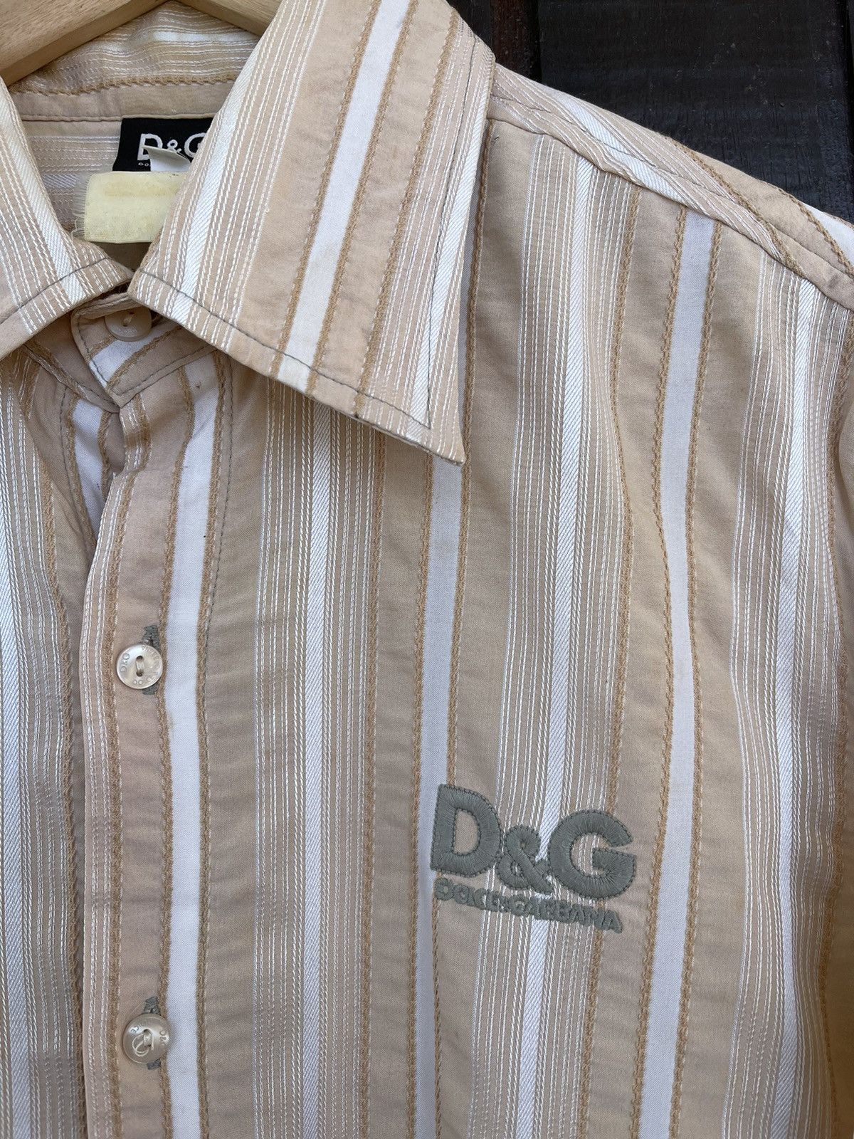 Designer × Dolce & Gabbana × Vintage Vintage D&G Dolce & Gabanna Embroidered shirt long sleeve Size US M / EU 48-50 / 2 - 5 Thumbnail