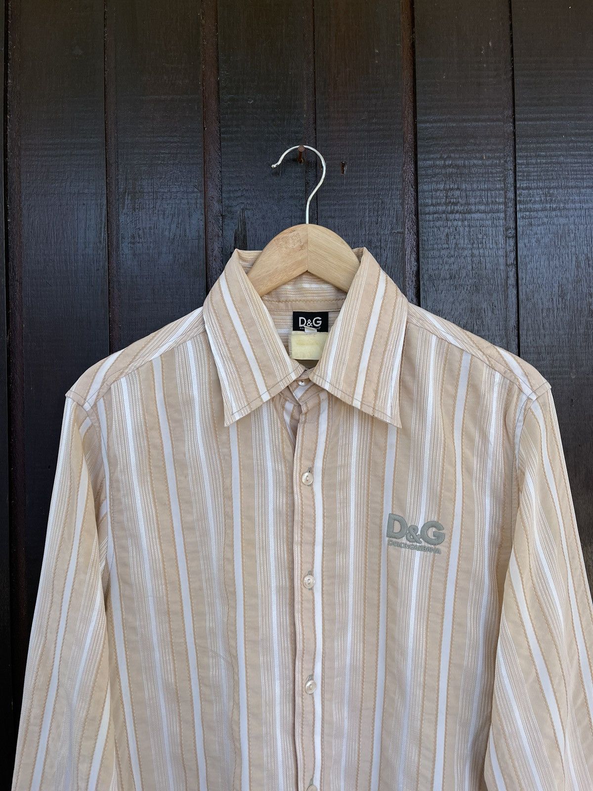 Designer × Dolce & Gabbana × Vintage Vintage D&G Dolce & Gabanna Embroidered shirt long sleeve Size US M / EU 48-50 / 2 - 4 Thumbnail