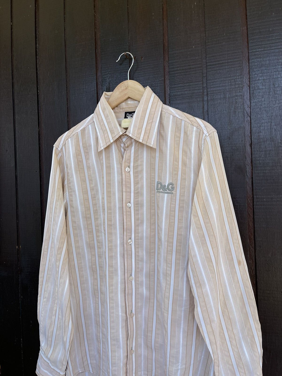Designer × Dolce & Gabbana × Vintage Vintage D&G Dolce & Gabanna Embroidered shirt long sleeve Size US M / EU 48-50 / 2 - 2 Thumbnail