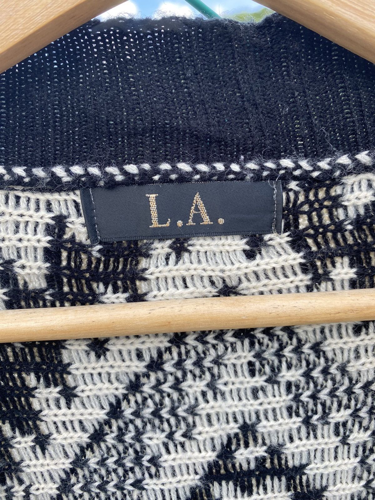 Japanese Brand × Native L.A Cable Knit Navajo Cardigan Size L / US 10 / IT 46 - 5 Thumbnail