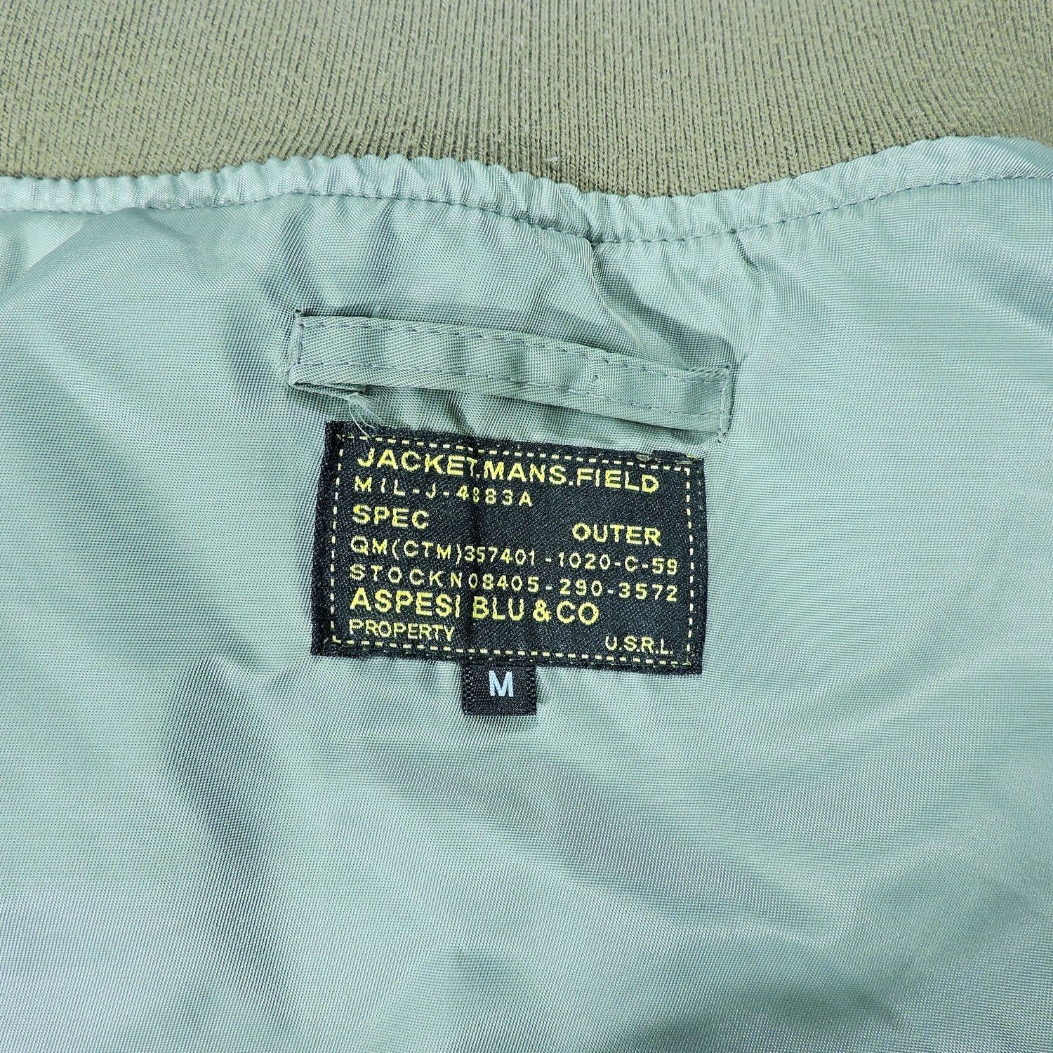 Aspesi Aspesi Blu & Co MA-1 Flight Bomber Jacket Size US M / EU 48-50 / 2 - 4 Thumbnail